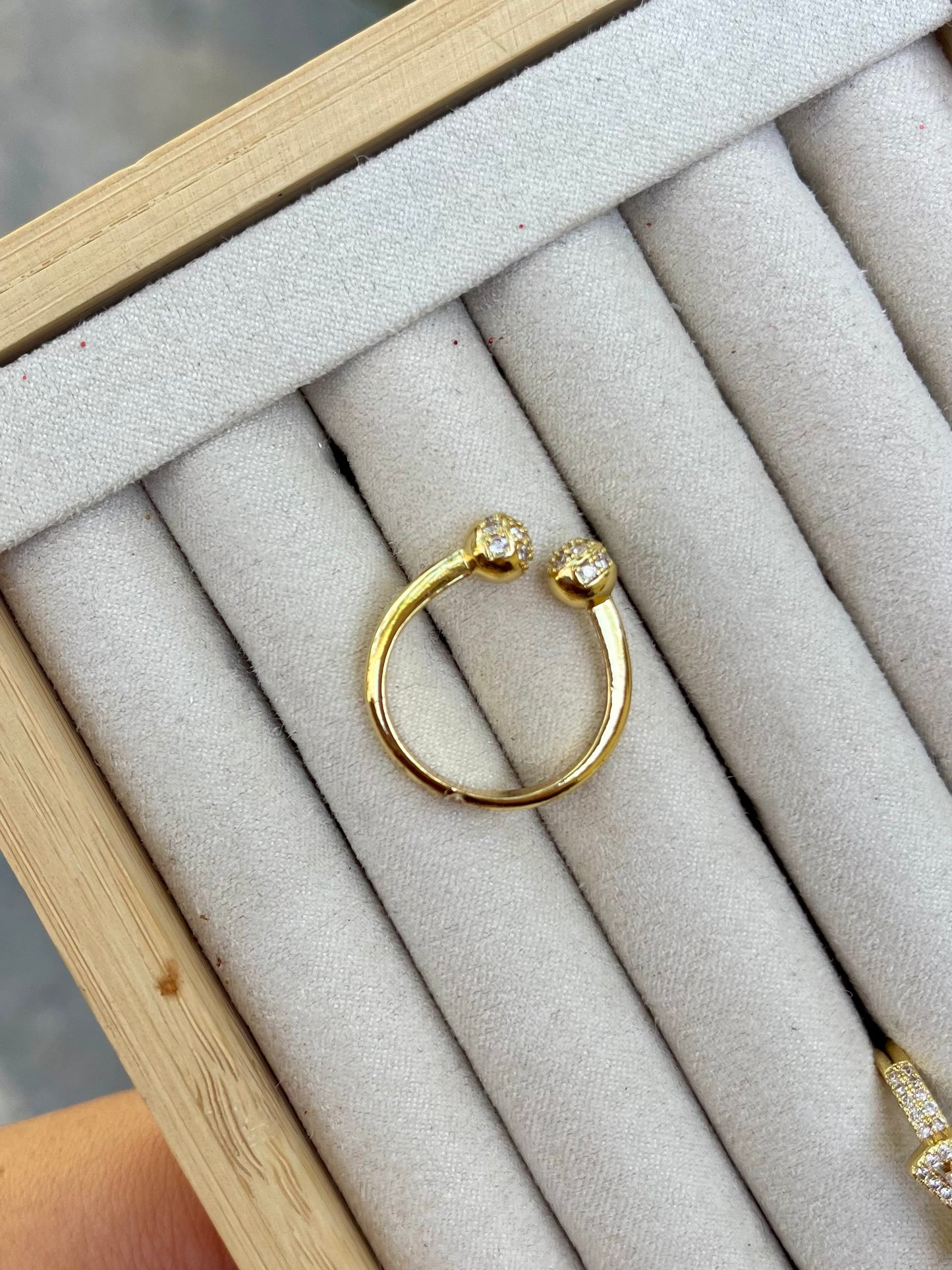 Open band ring