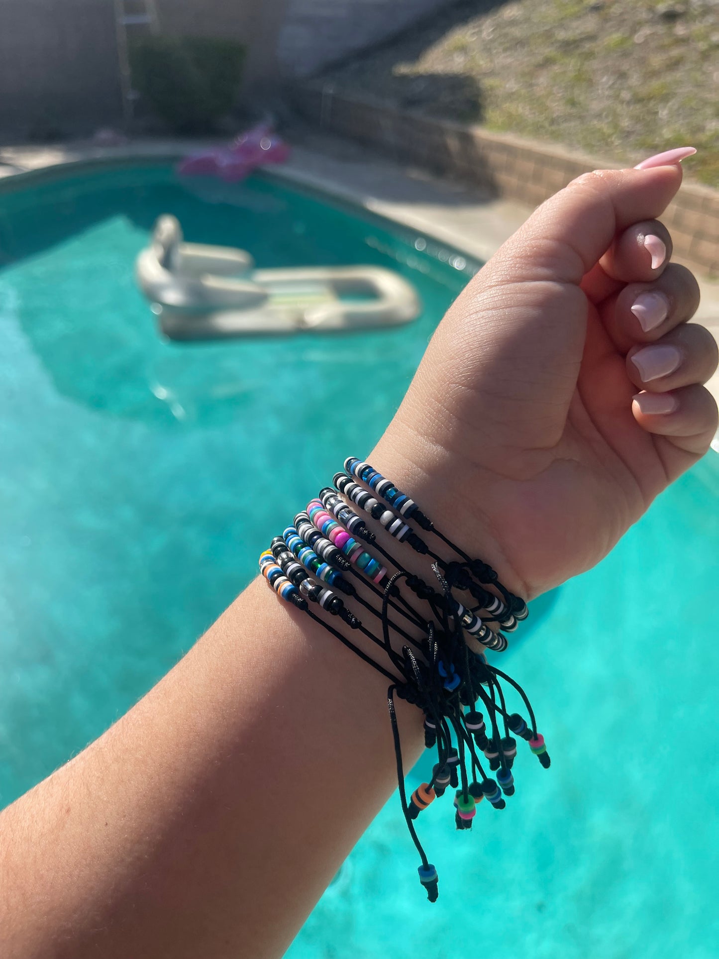 Fimo and Chaka beads handmade bracelet