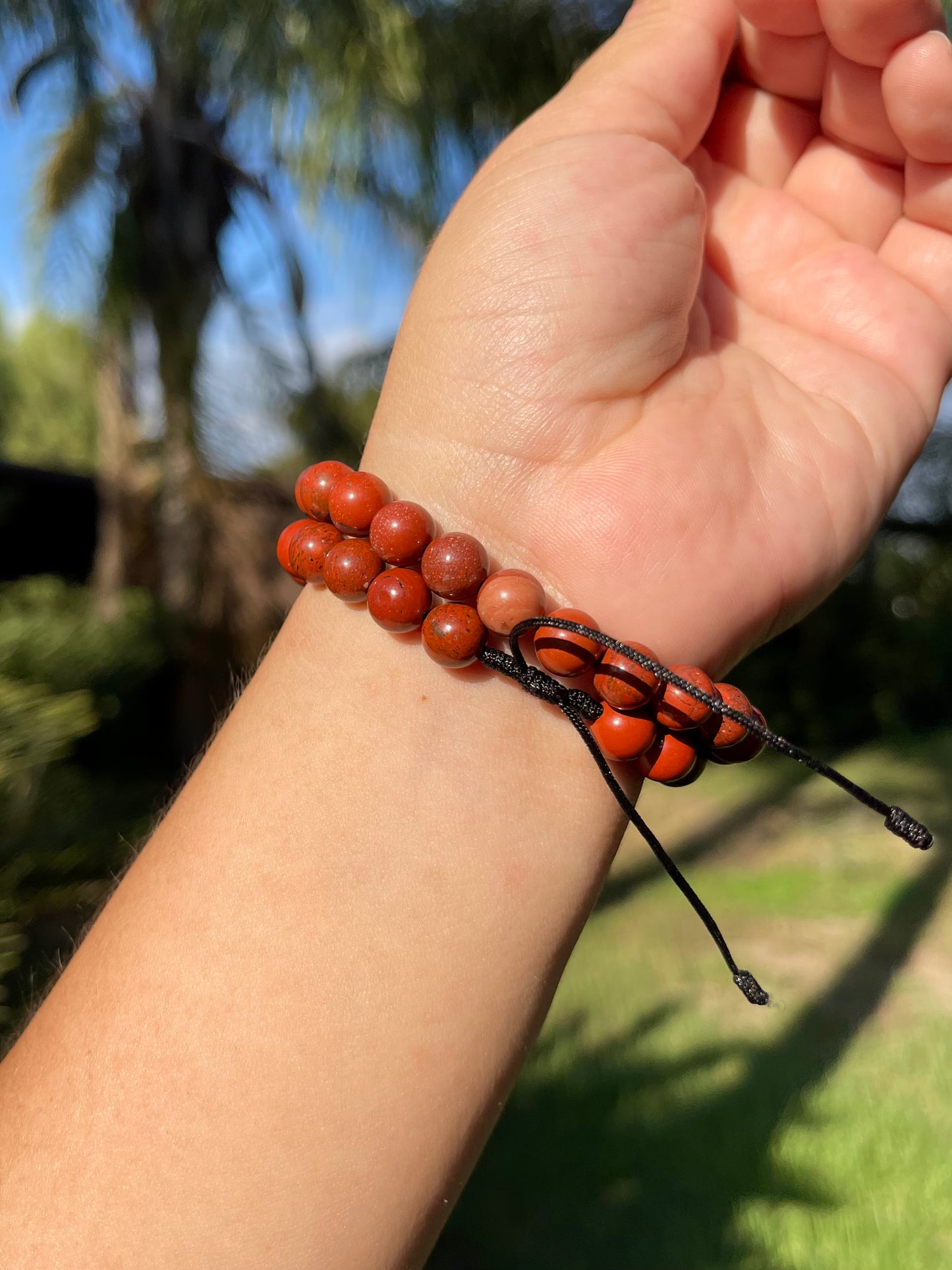 Red Jasper handmade bracelet