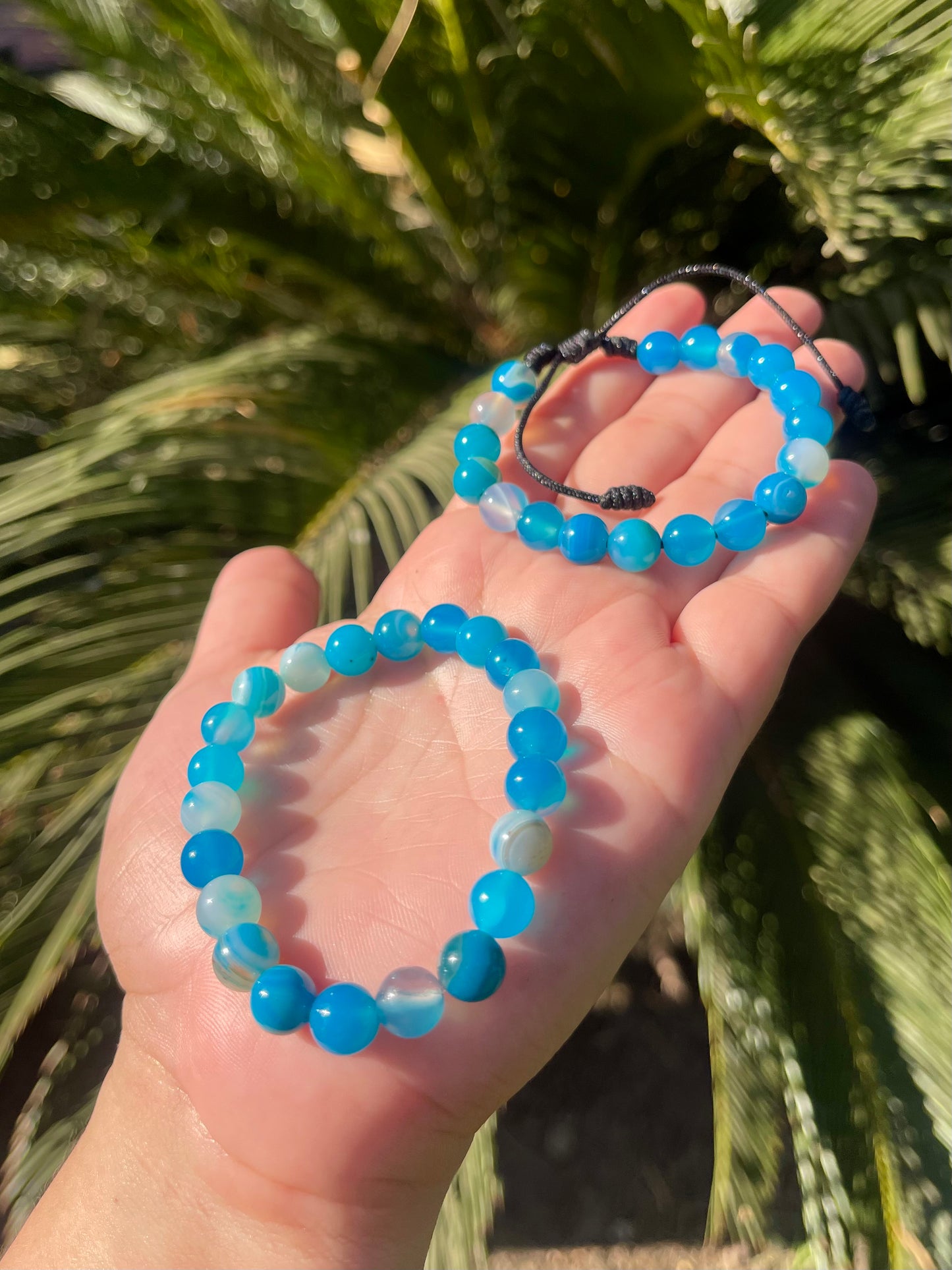 Blue Agate bracelets