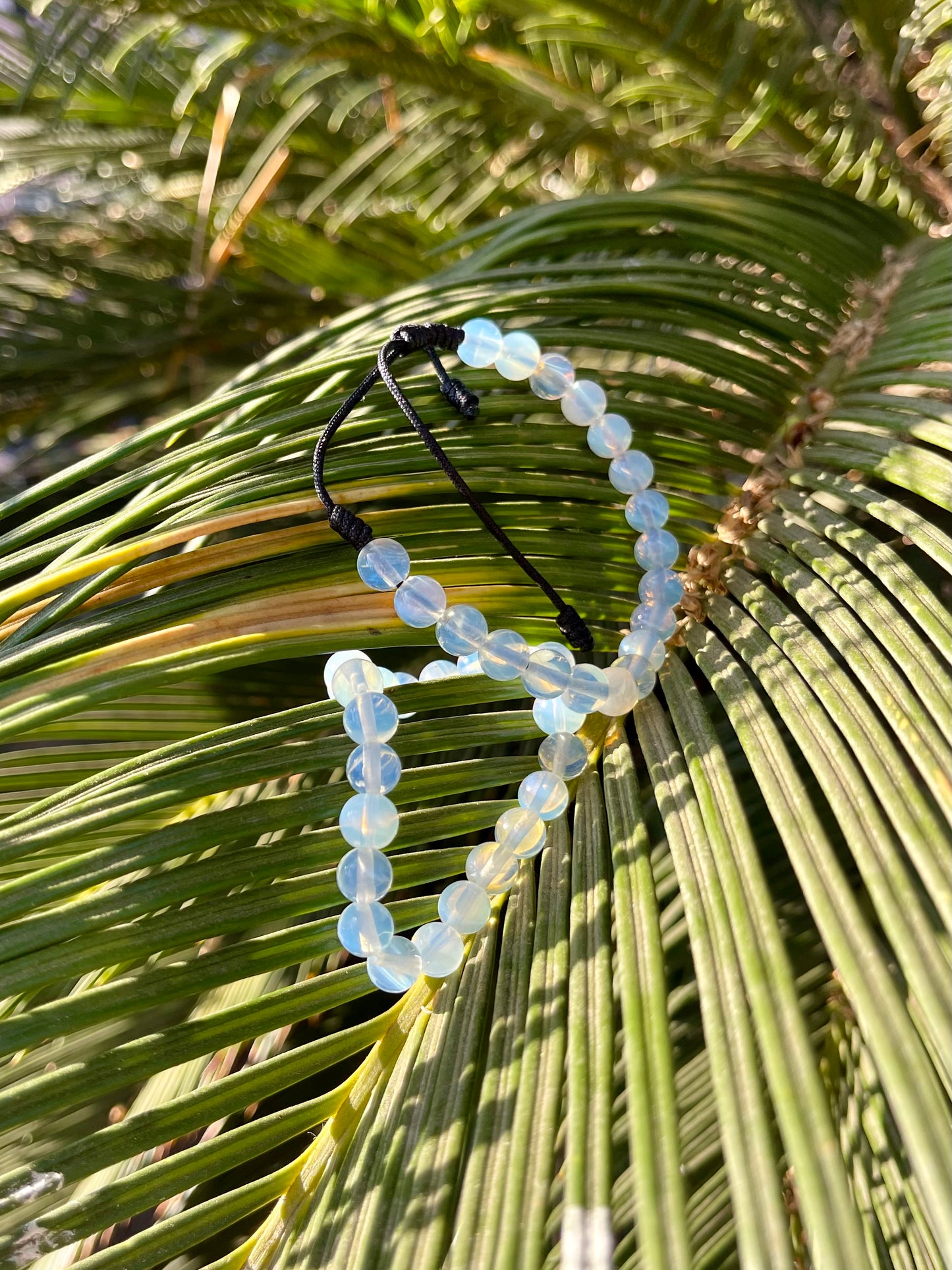 Opal gemstone handmade bracelet
