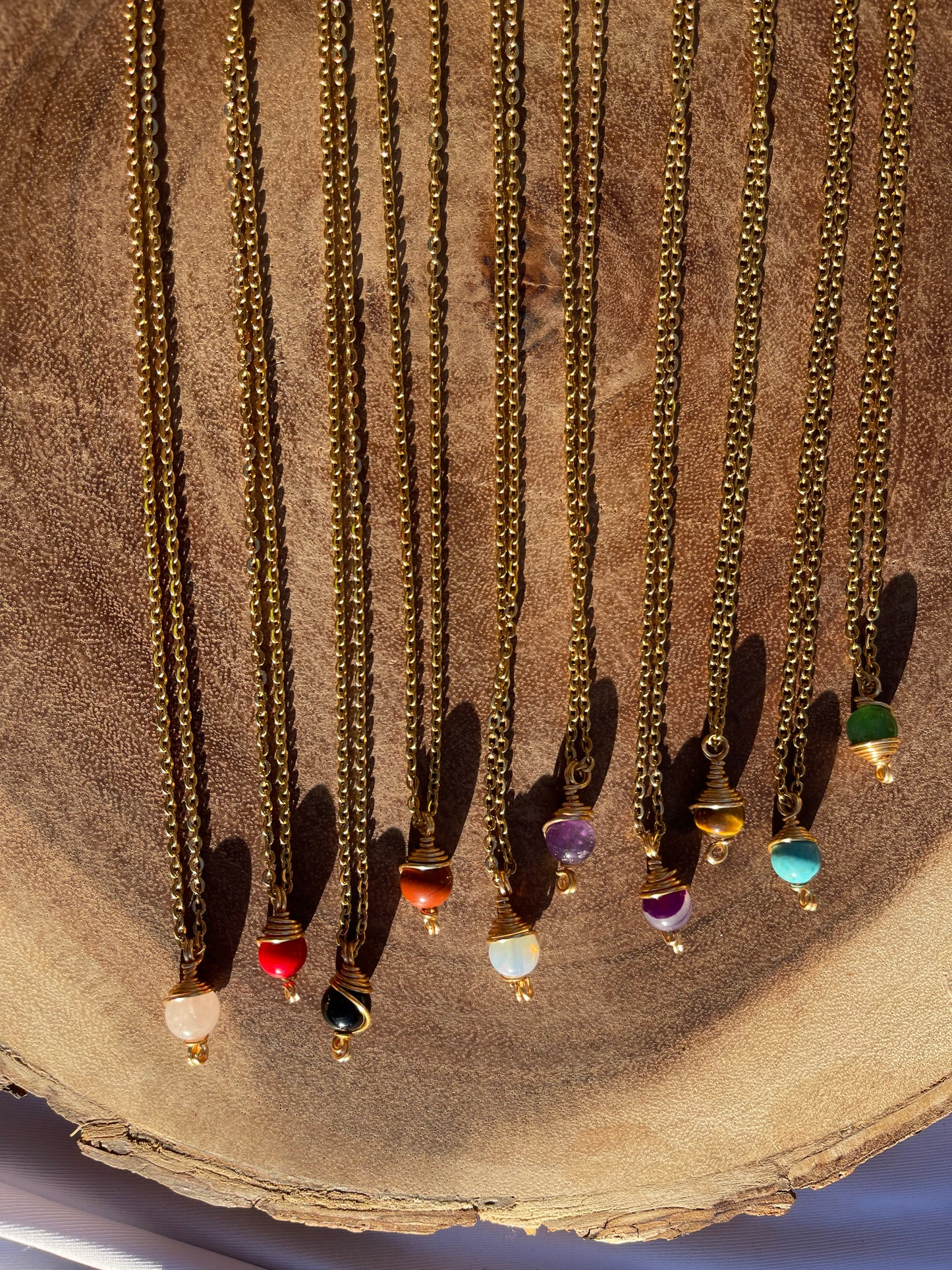 Circle crystal Necklace
