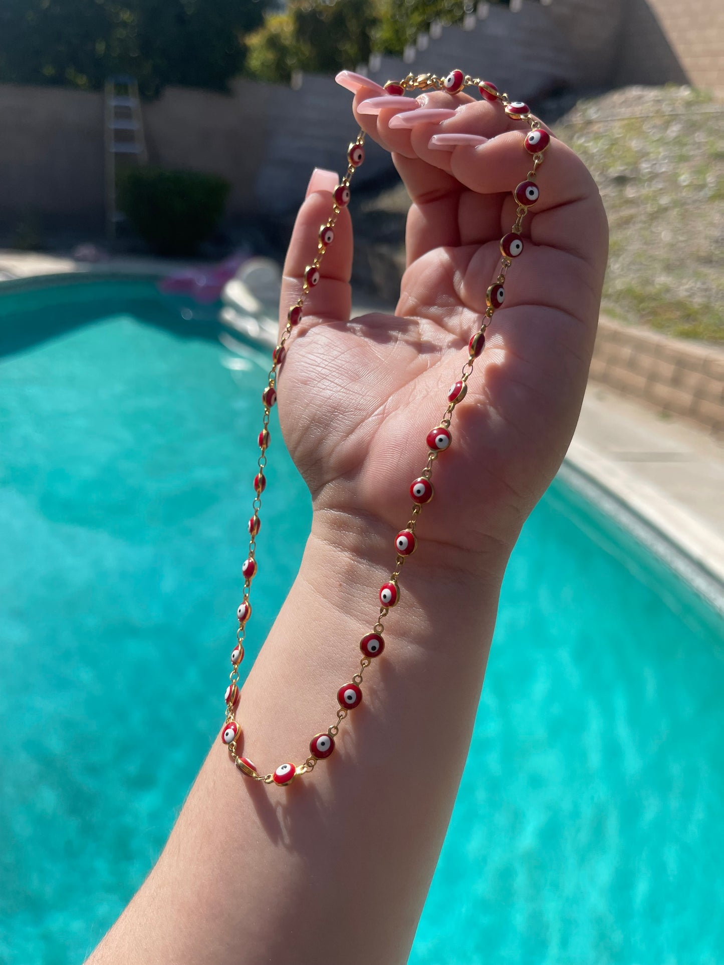 Evil eye necklace