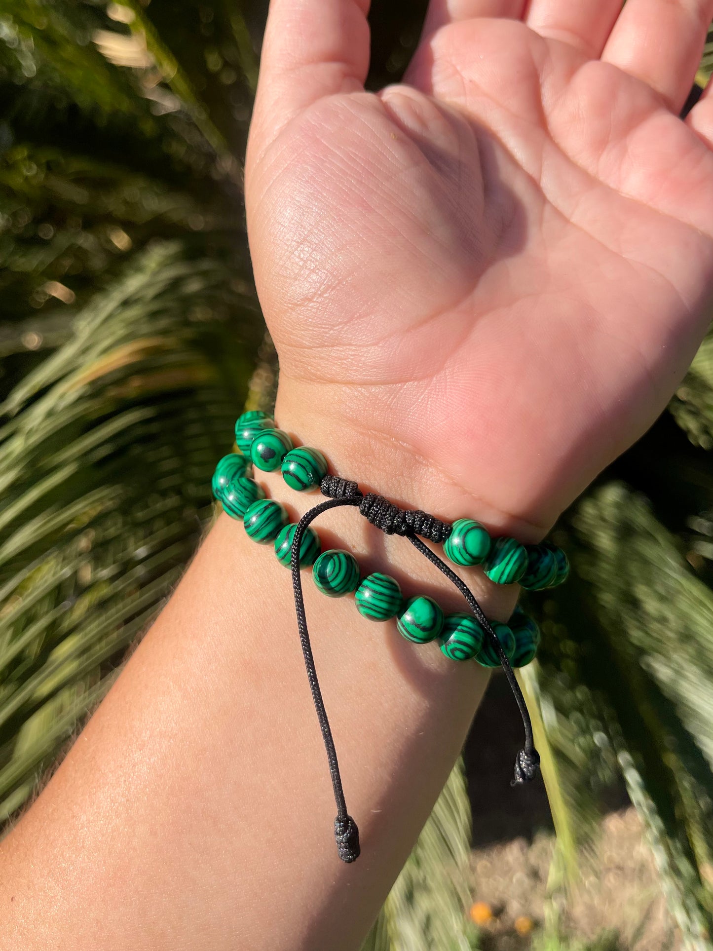 Malachite bracelets