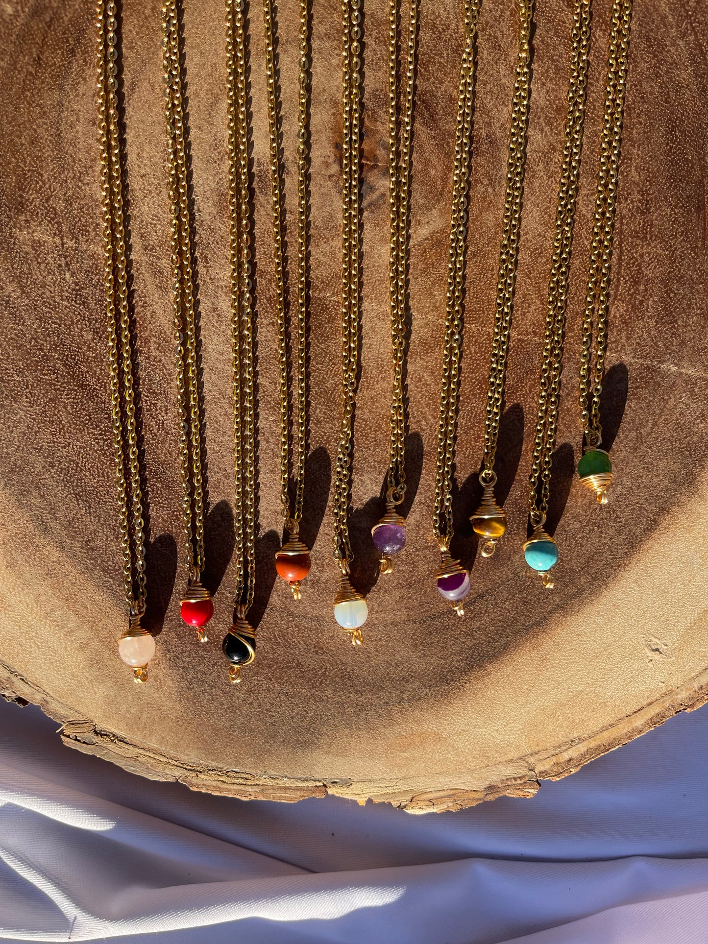 Circle crystal Necklace