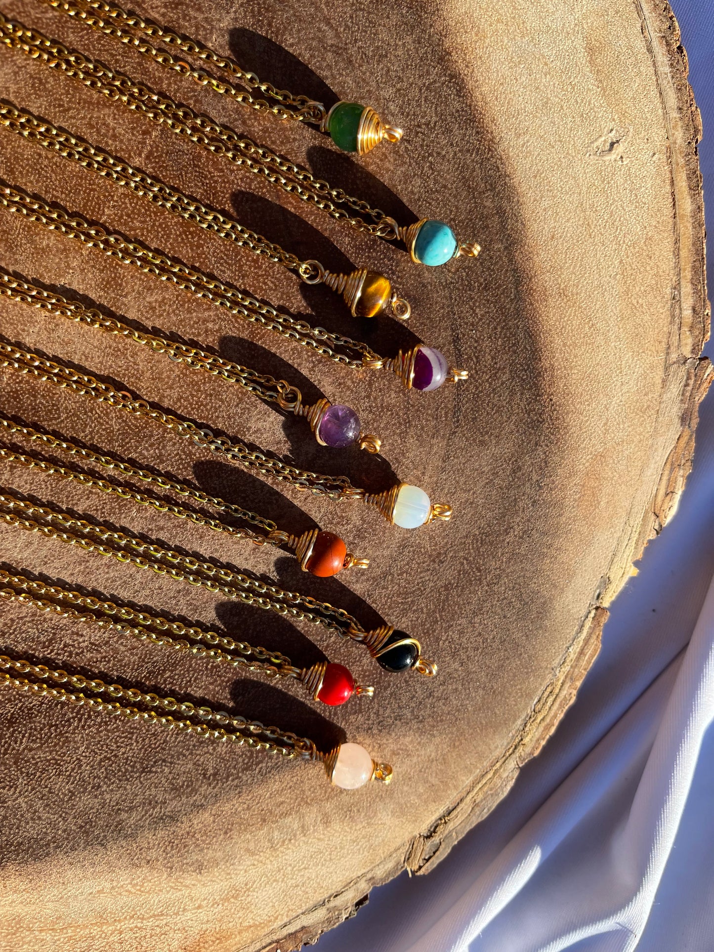 Circle crystal Necklace