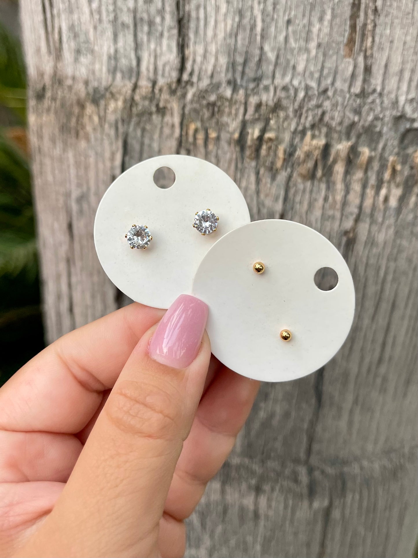 Plain earrings