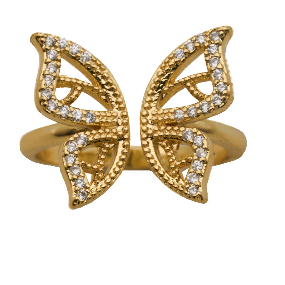Butterfly open ring