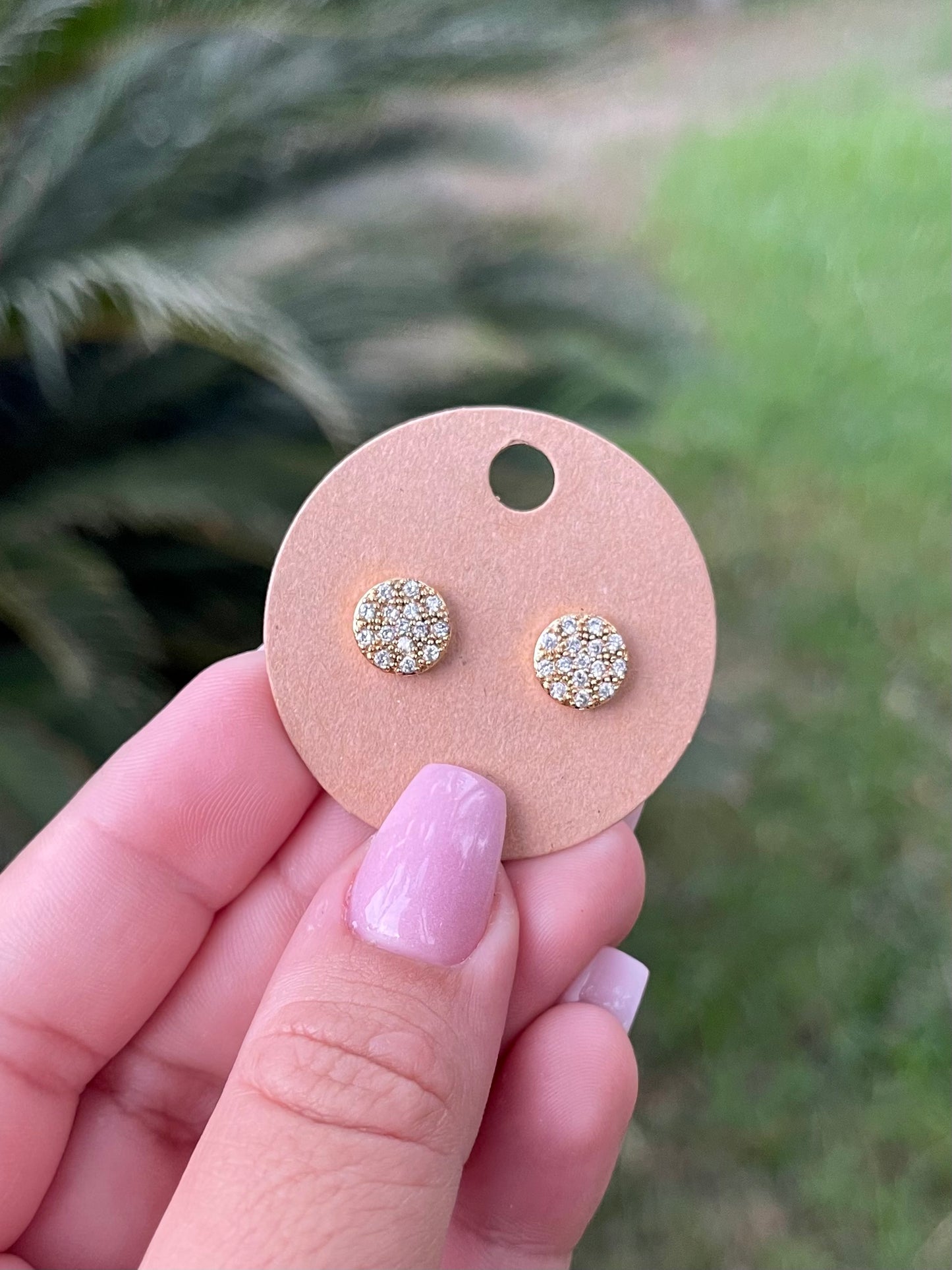 Circle earrings