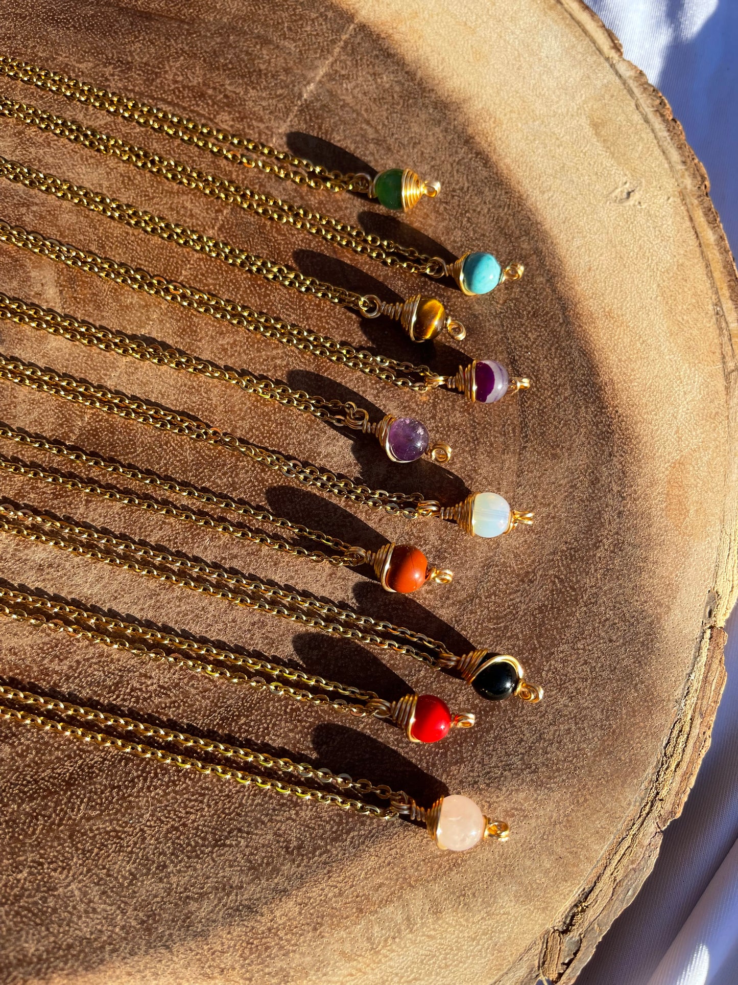 Circle crystal Necklace