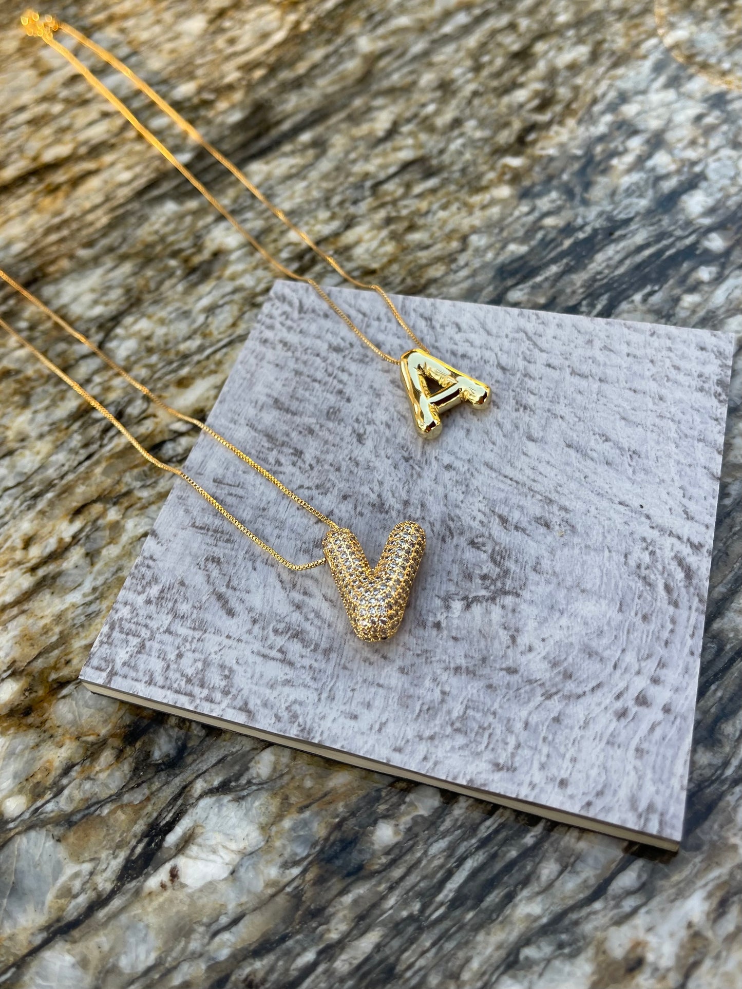 Letter Necklaces chunky