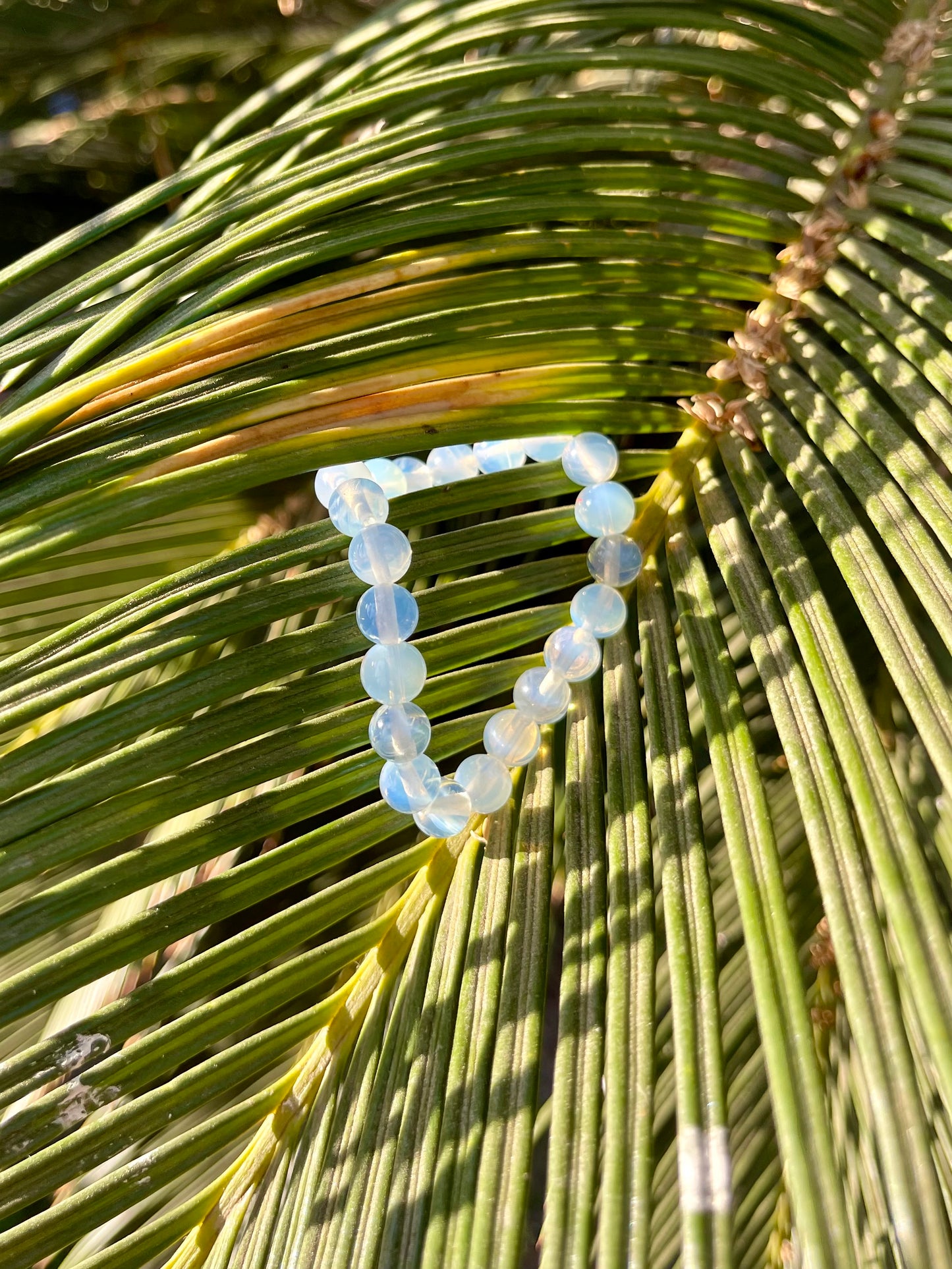 Opal gemstone handmade bracelet