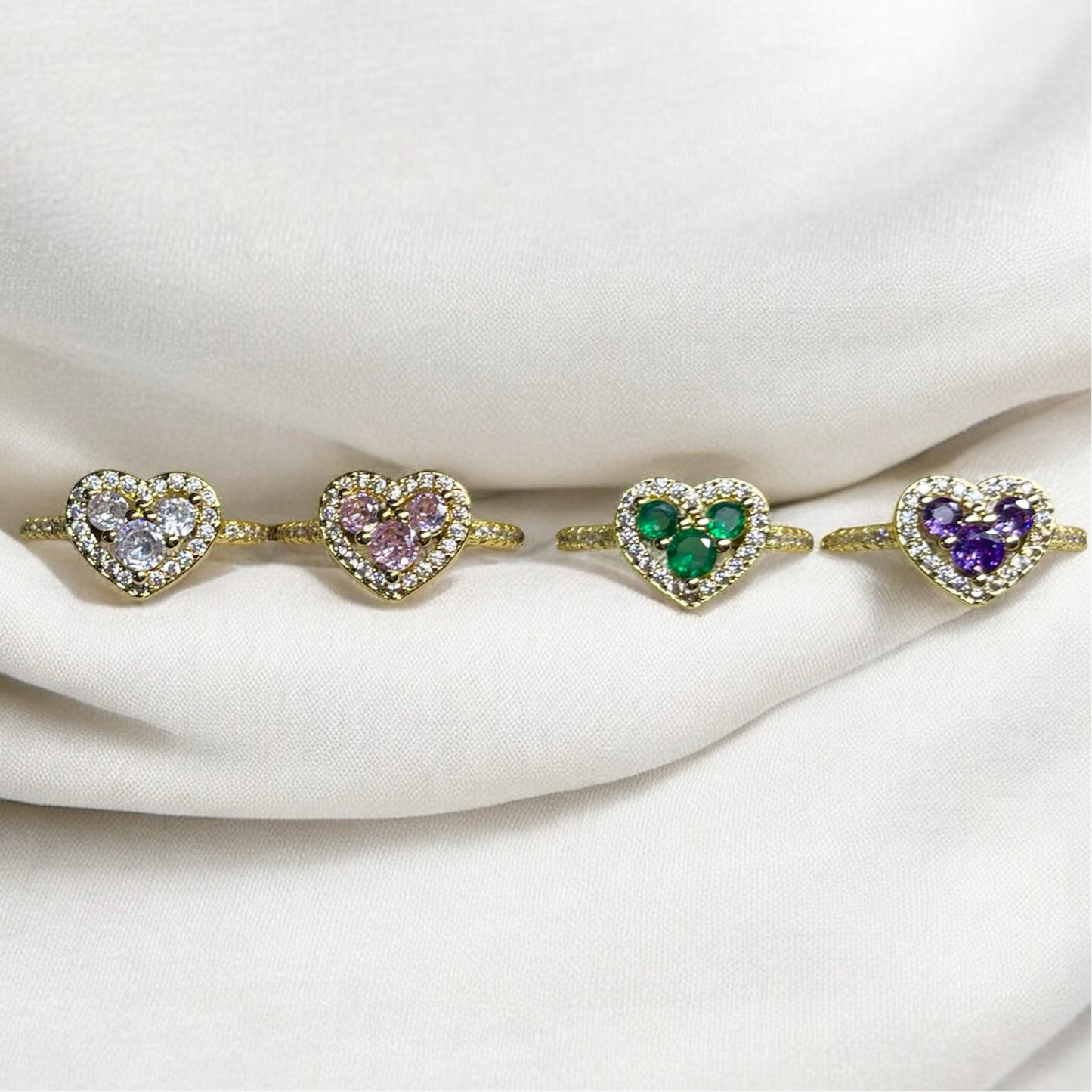 Rings of hearts