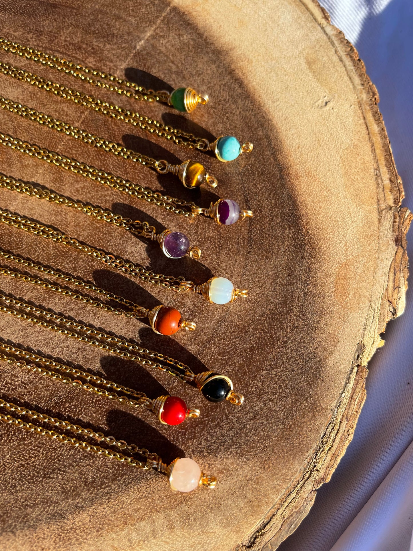 Circle crystal Necklace