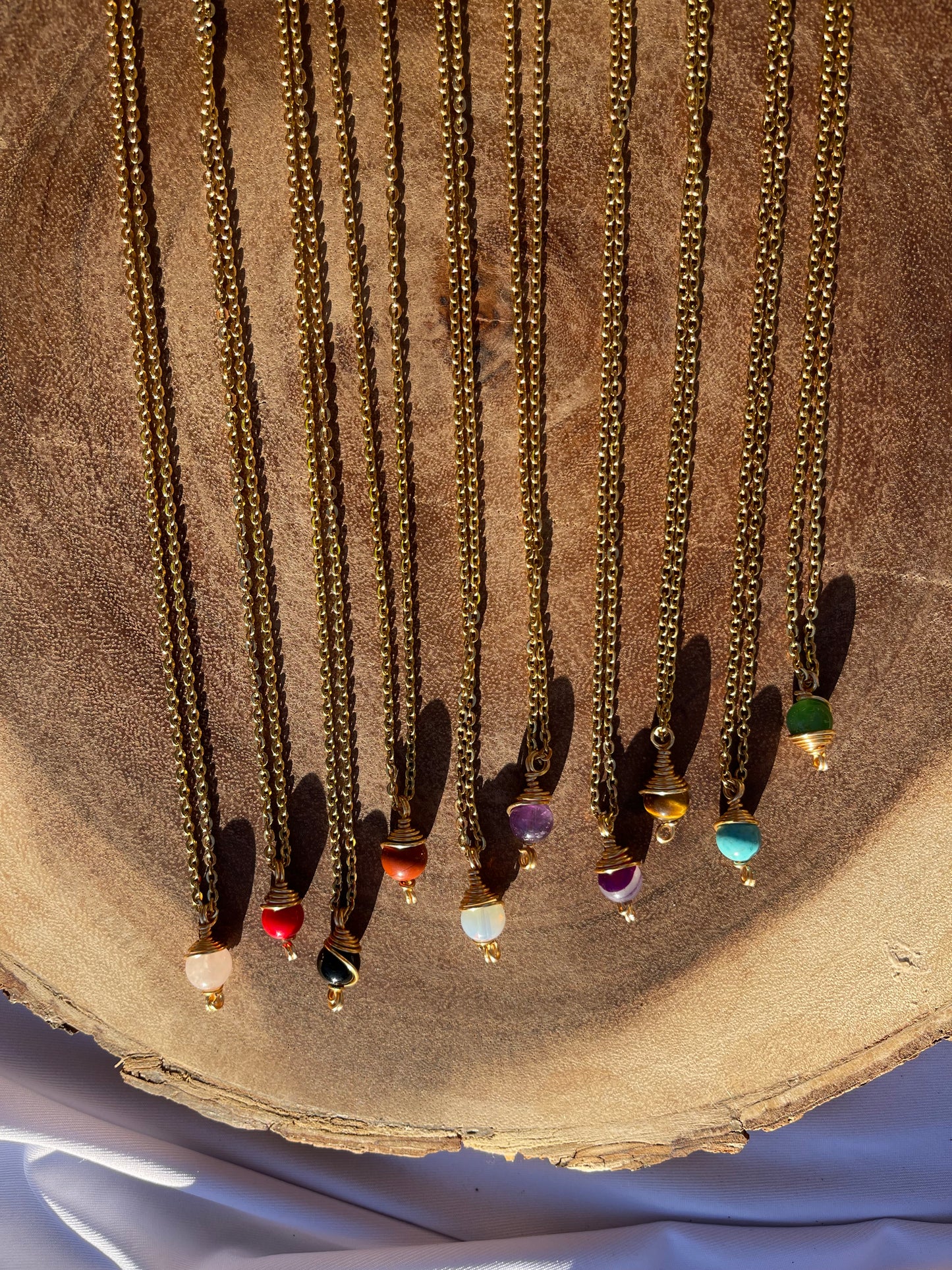 Circle crystal Necklace