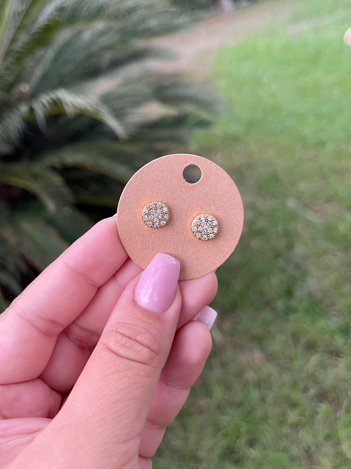 Circle earrings