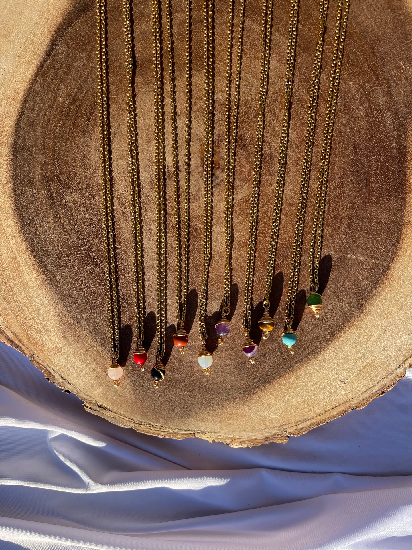 Circle crystal Necklace