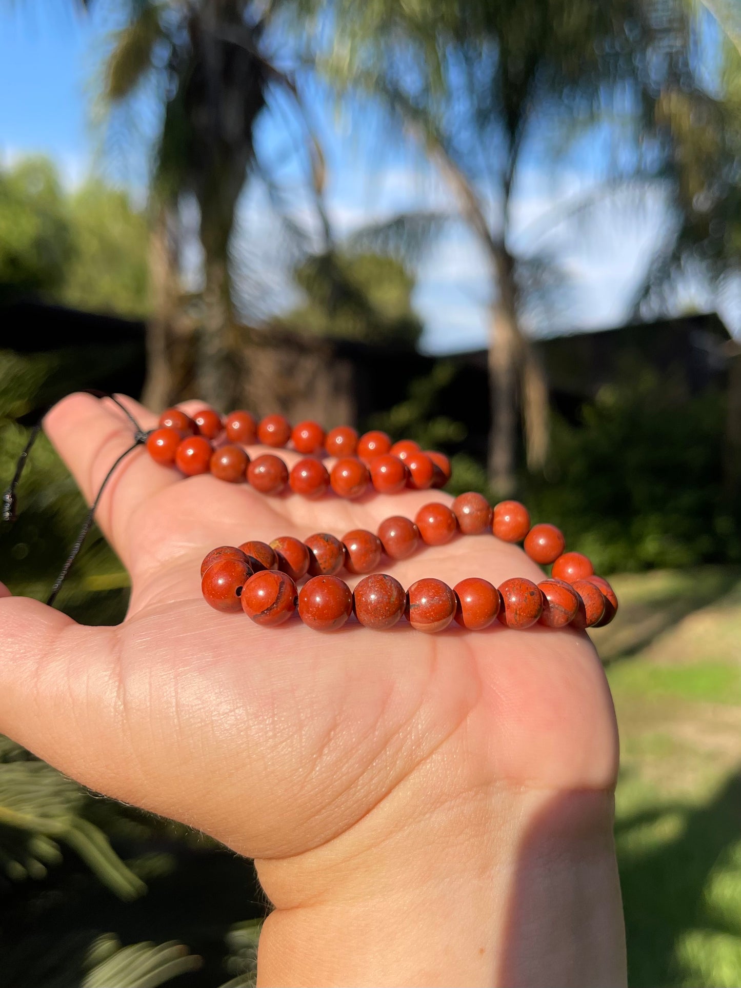 Red Jasper handmade bracelet