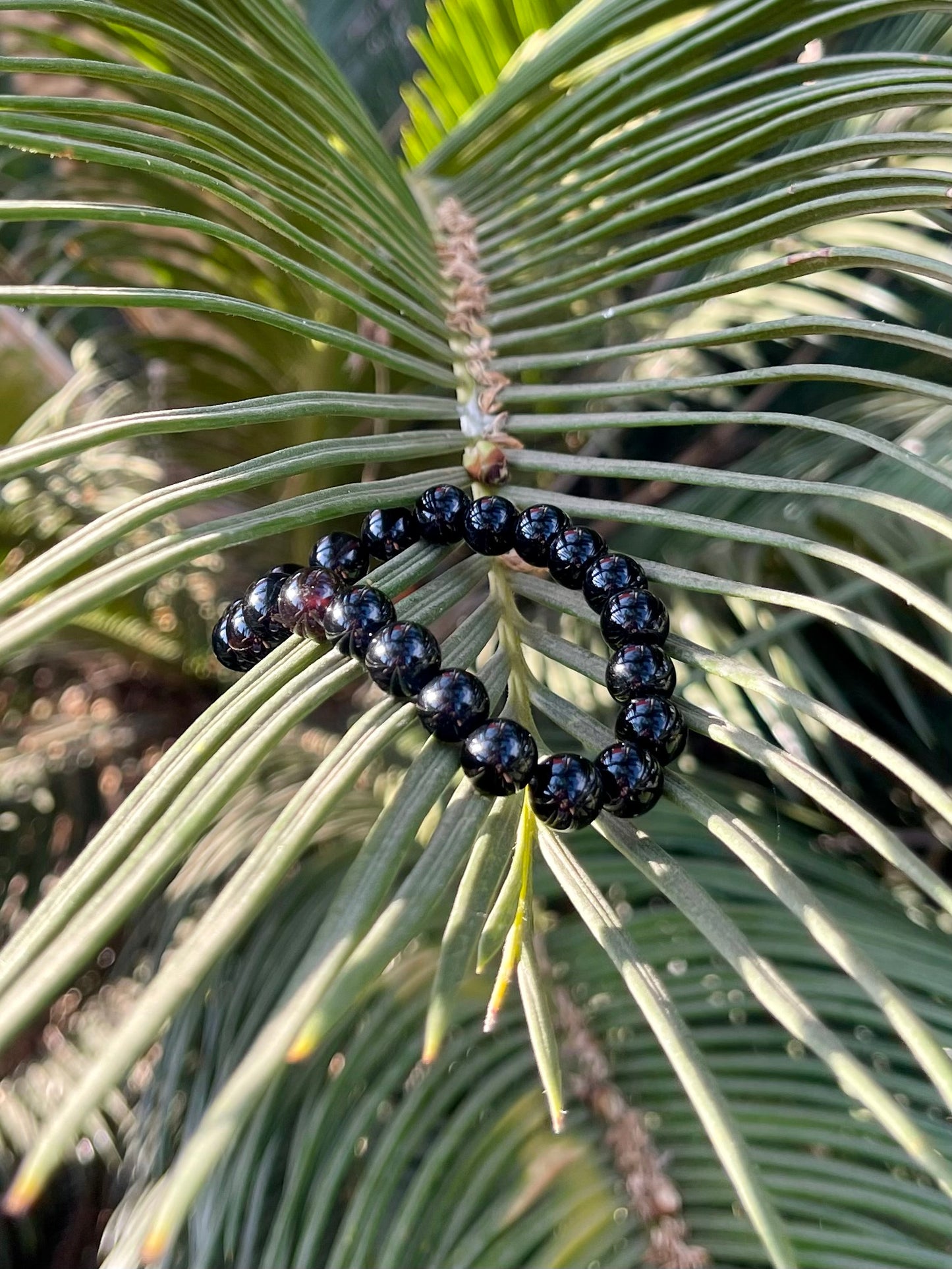 Onyx gemstone handmade bracelet