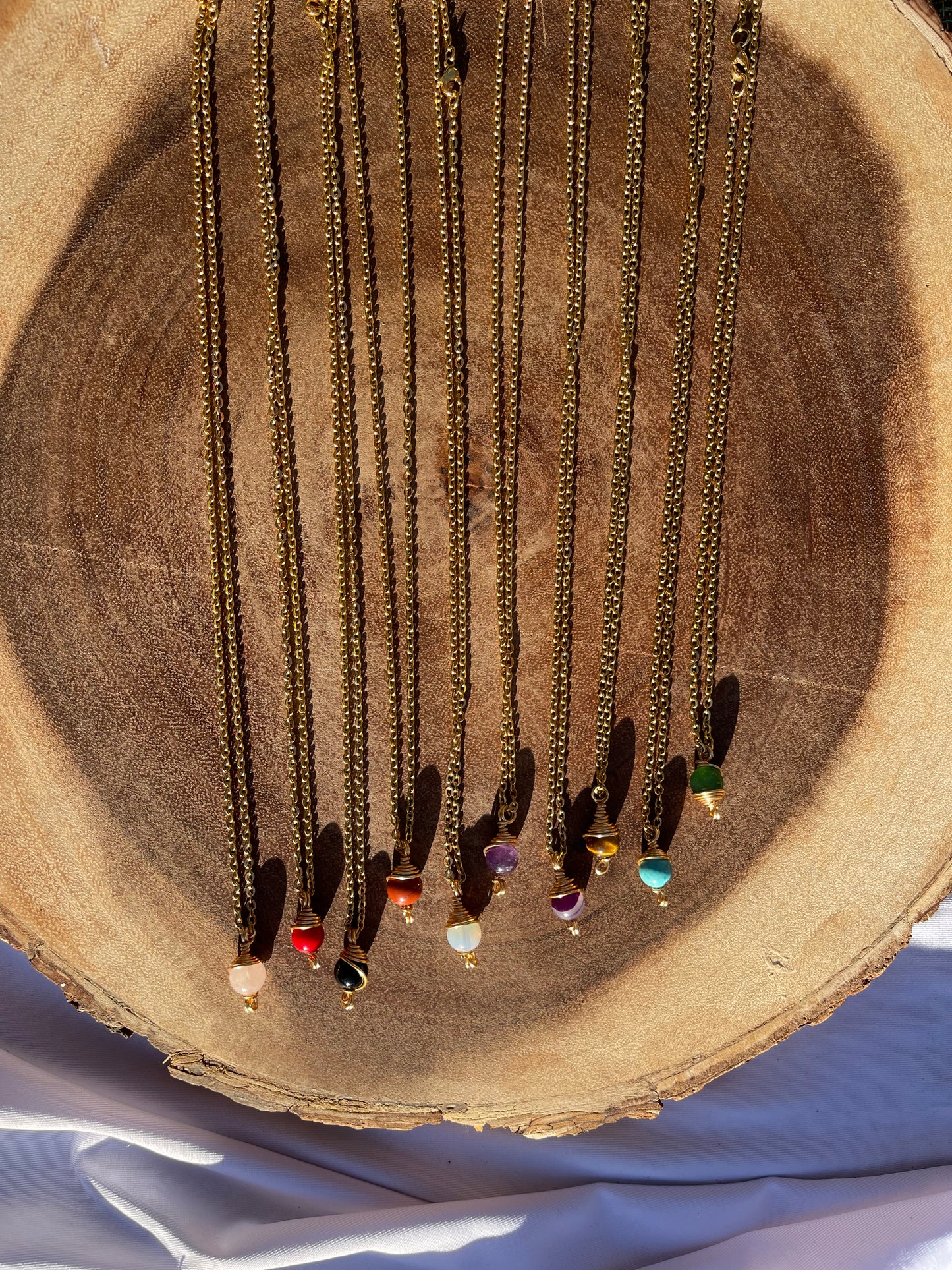 Circle crystal Necklace