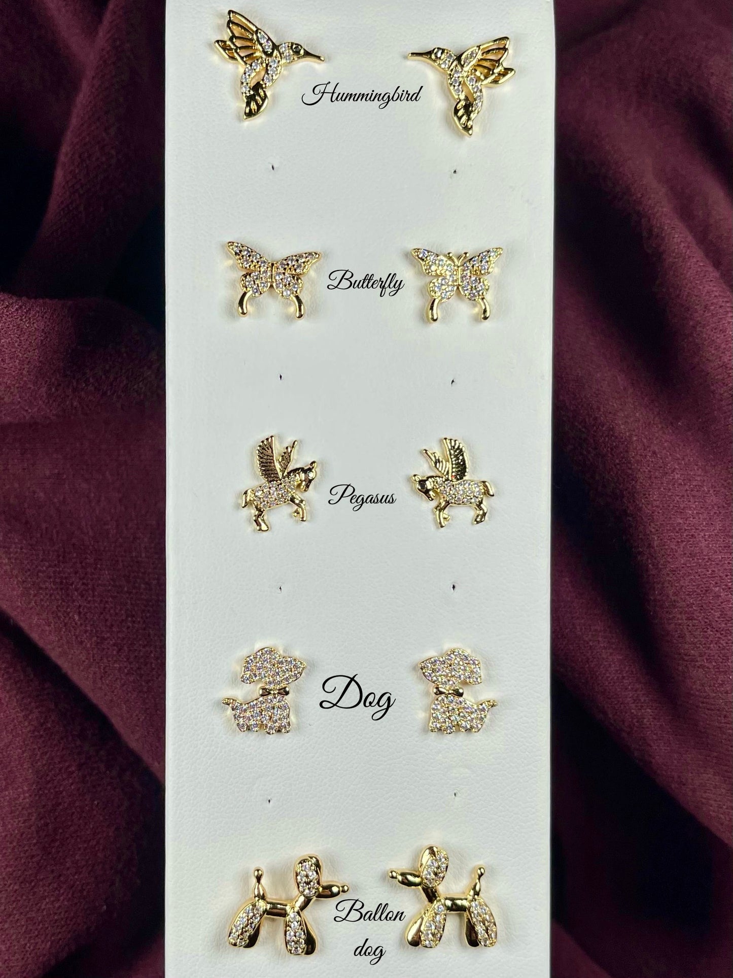 Animals earrings