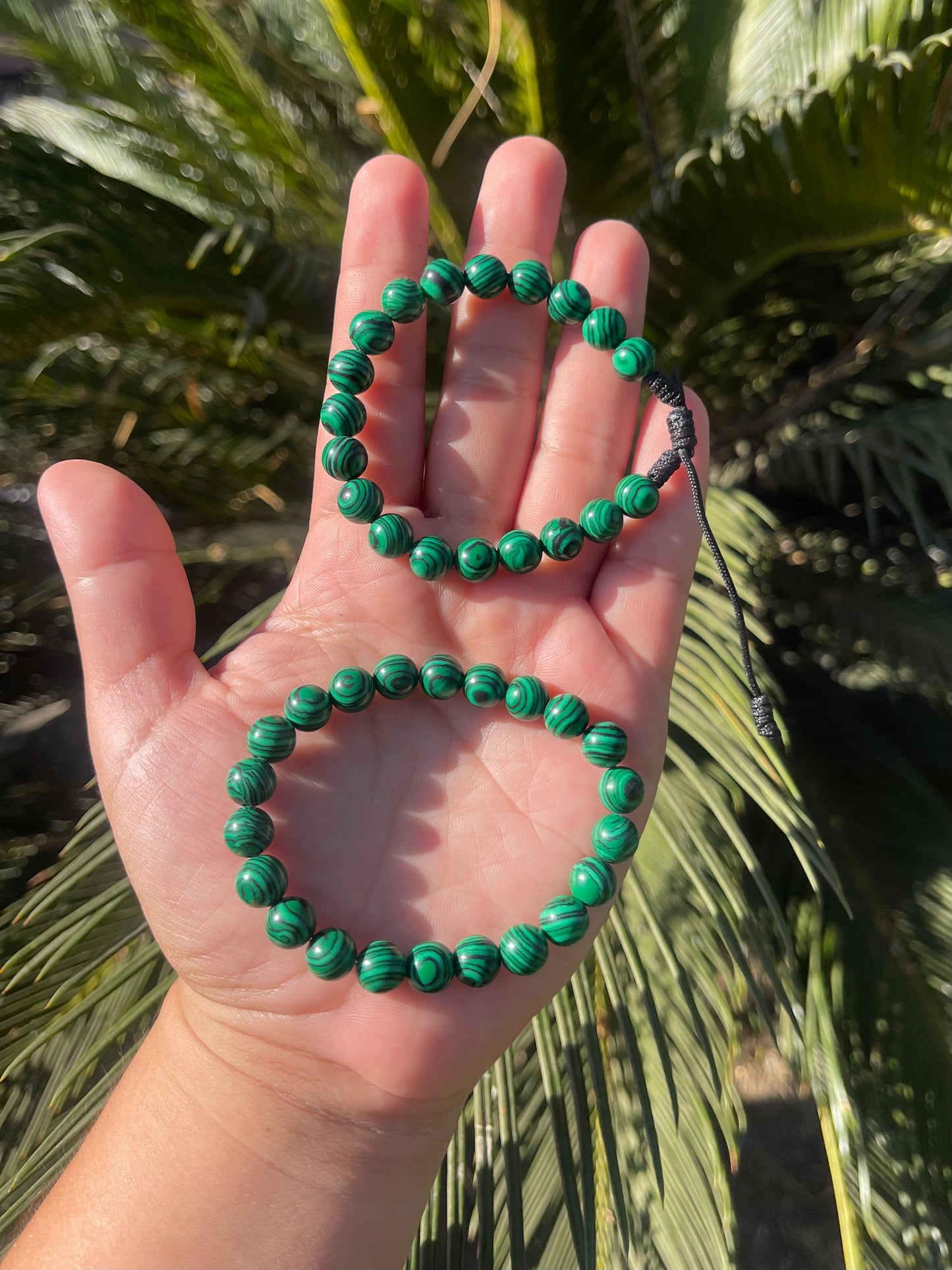 Malachite bracelets