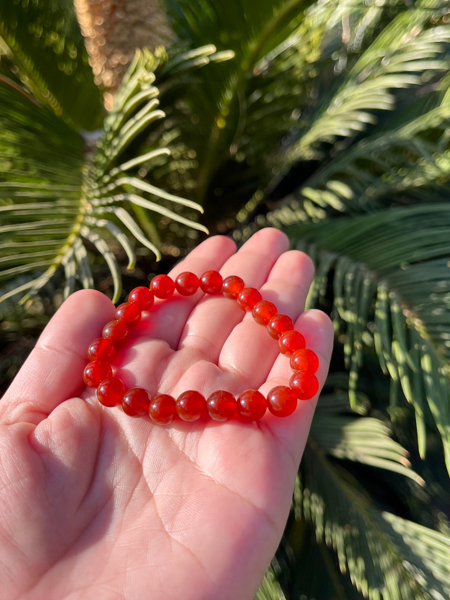 Red jade gemstone handmade bracelets