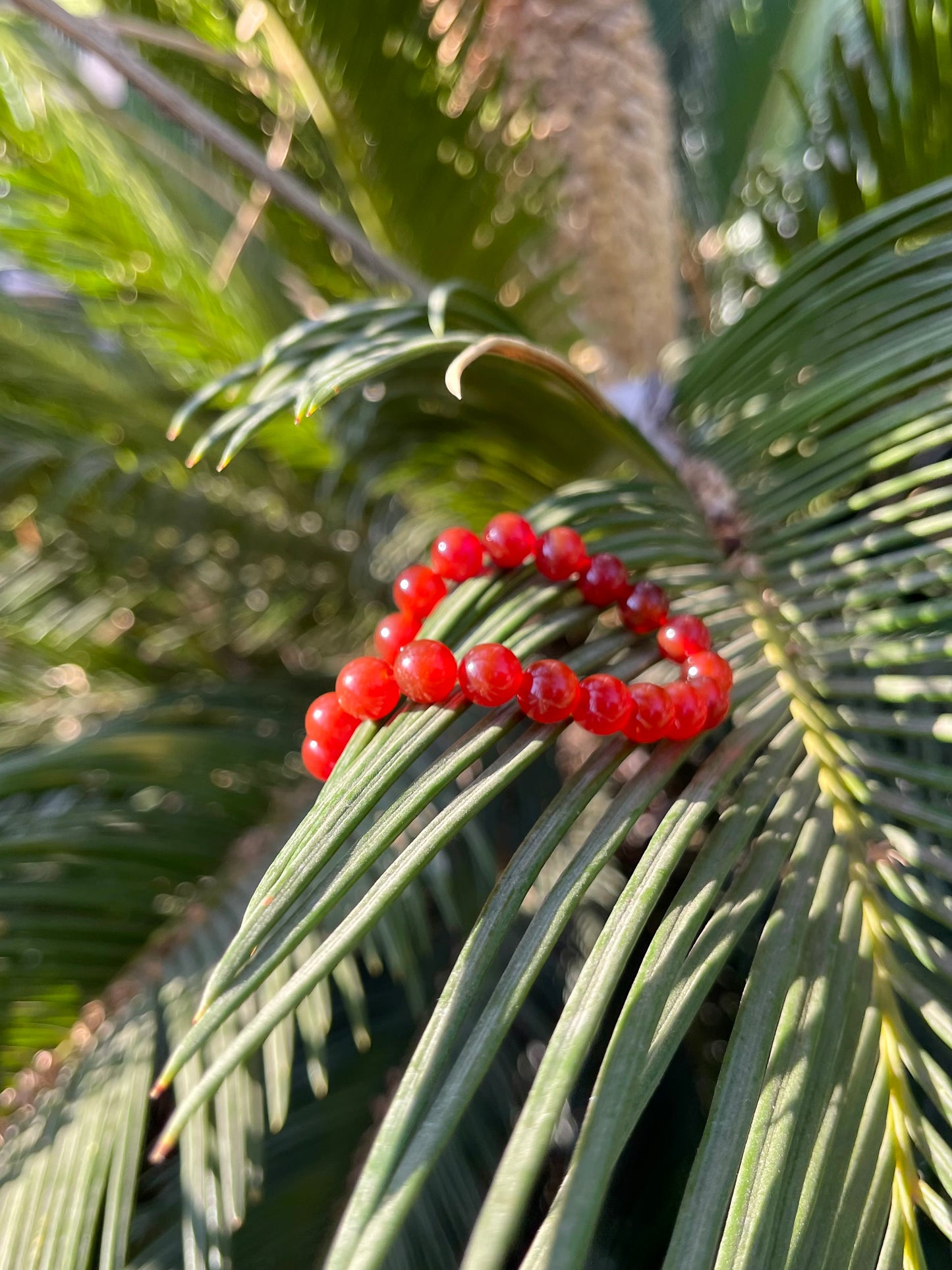 Red jade gemstone handmade bracelets