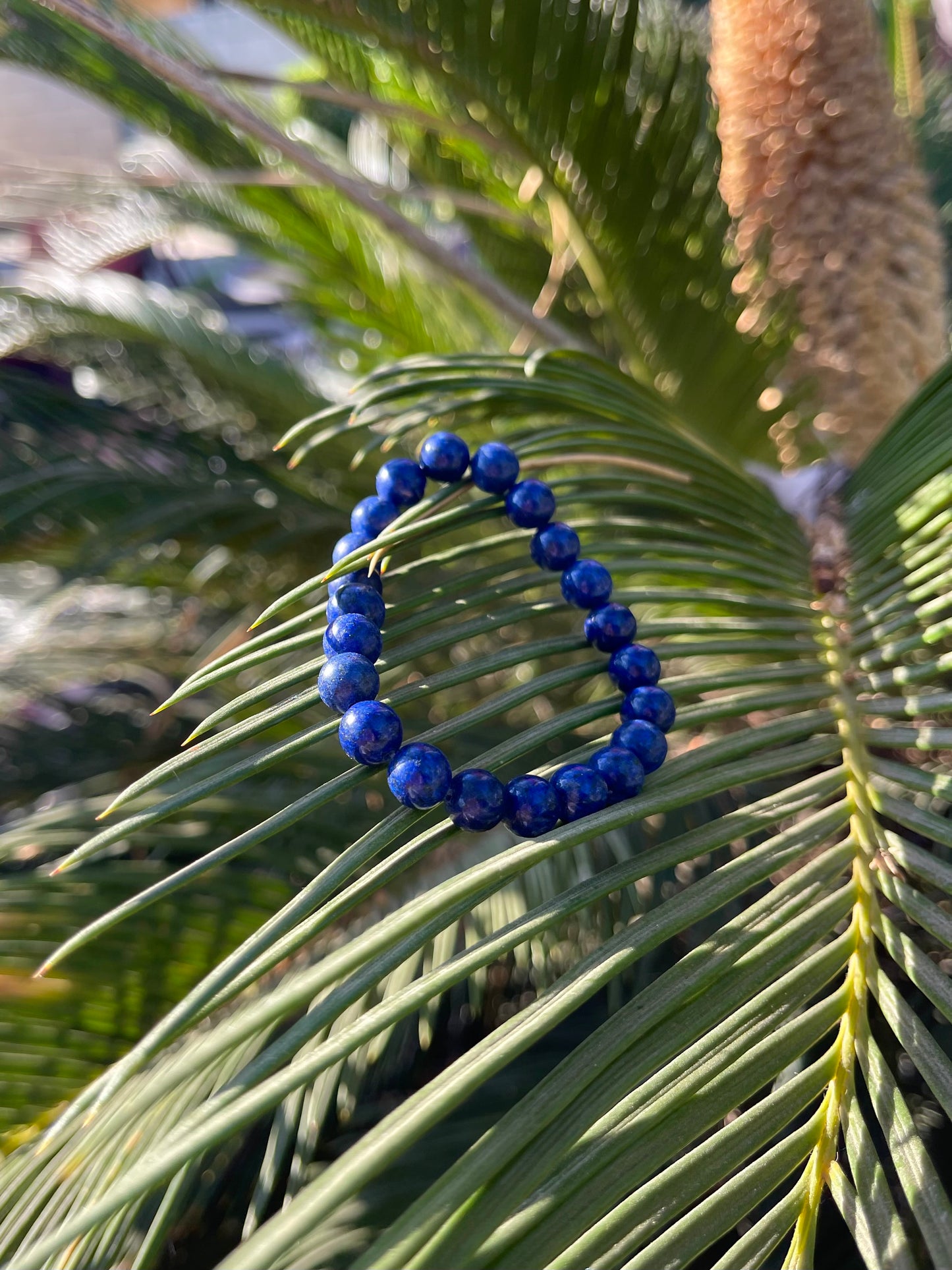 Lapis lazuli gemstones handmade bracelet