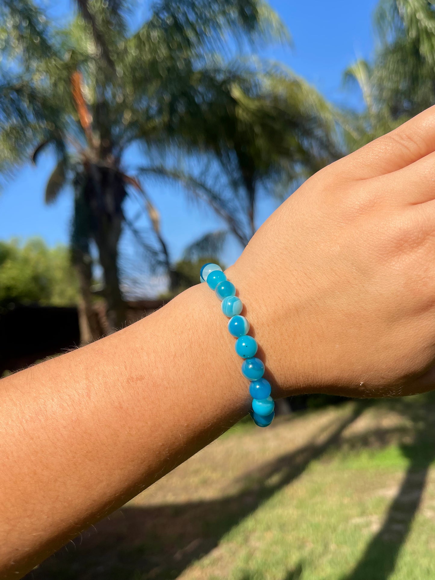 Blue Agate bracelets