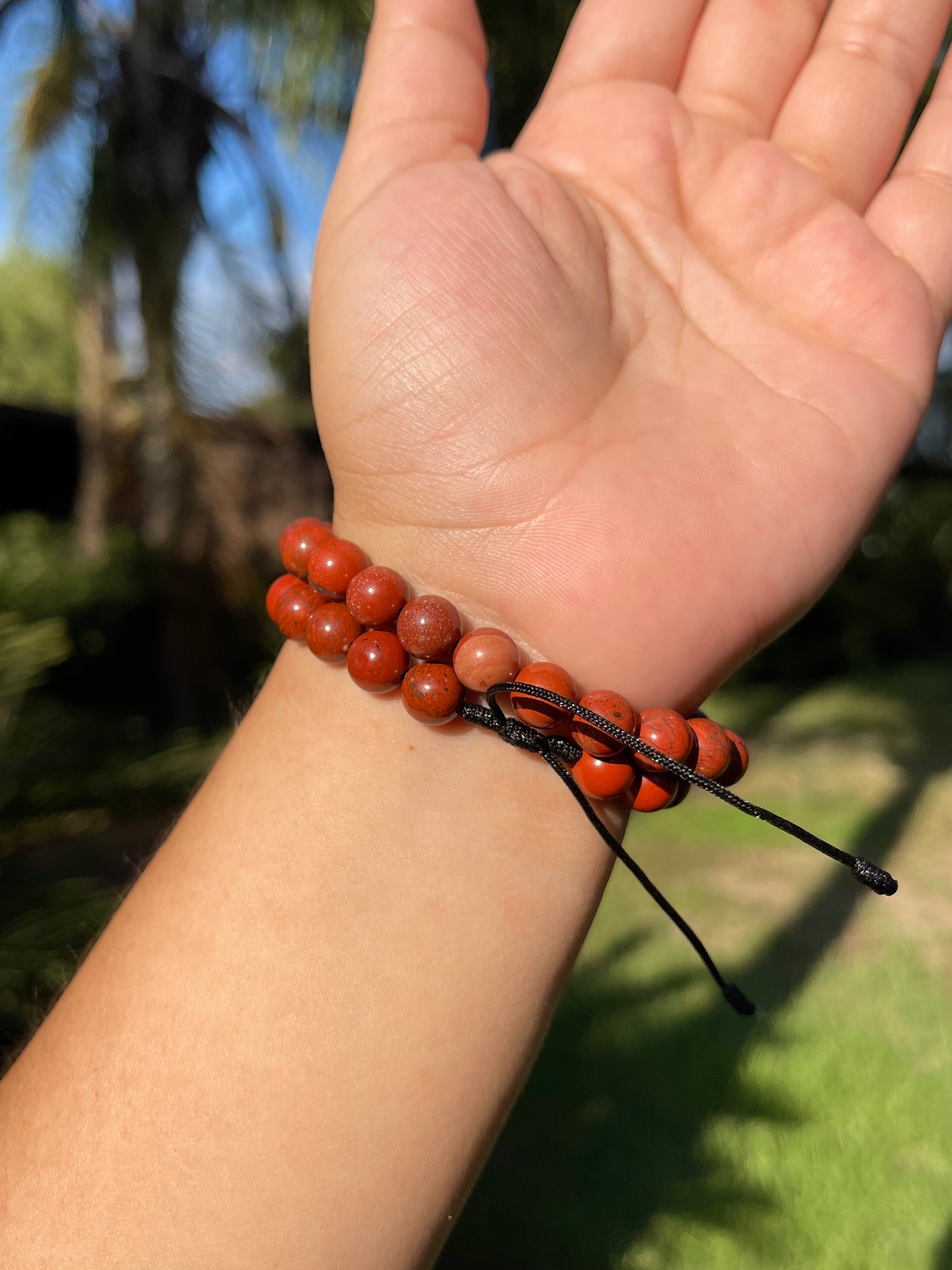 Red Jasper handmade bracelet