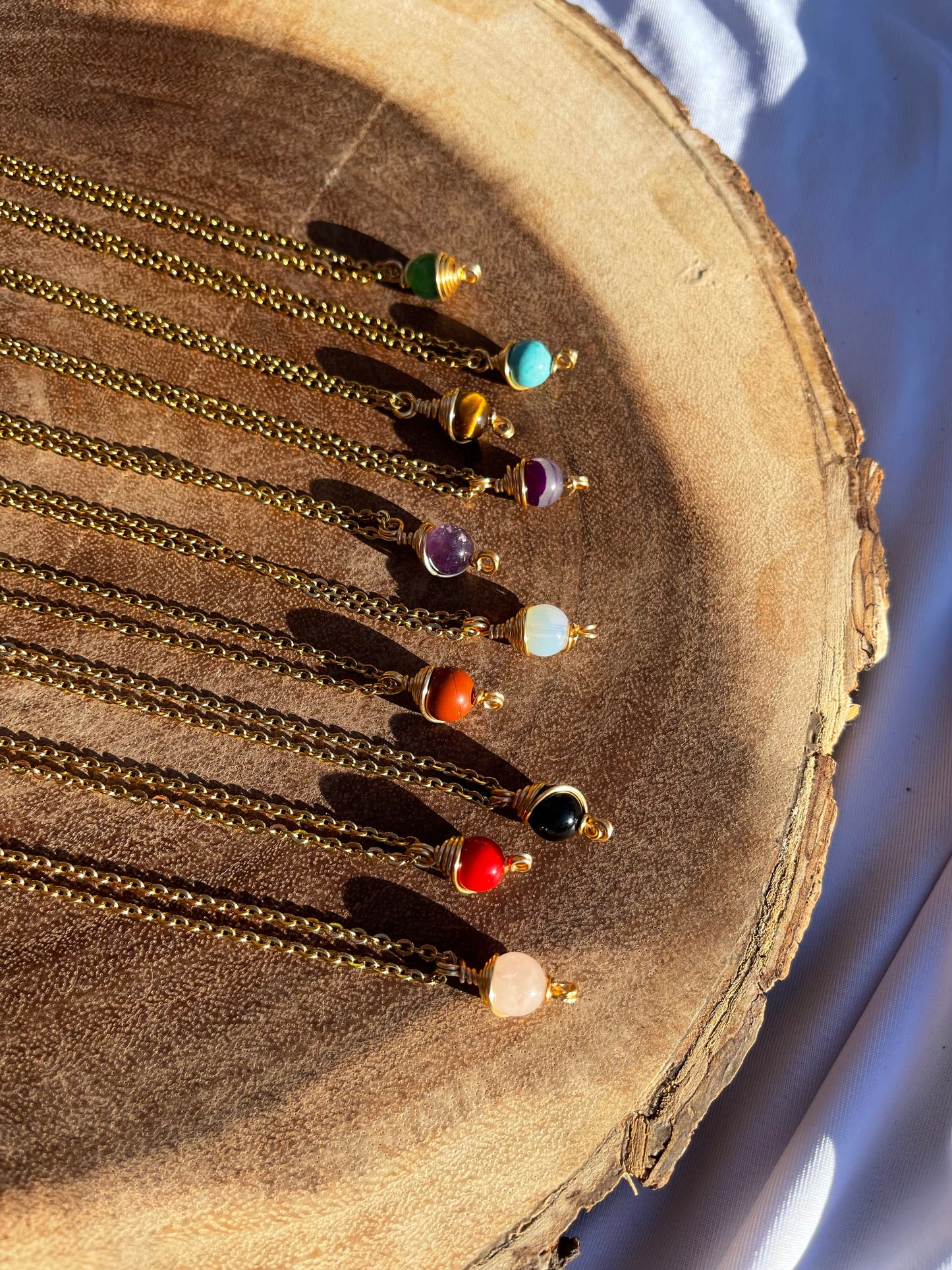 Circle crystal Necklace