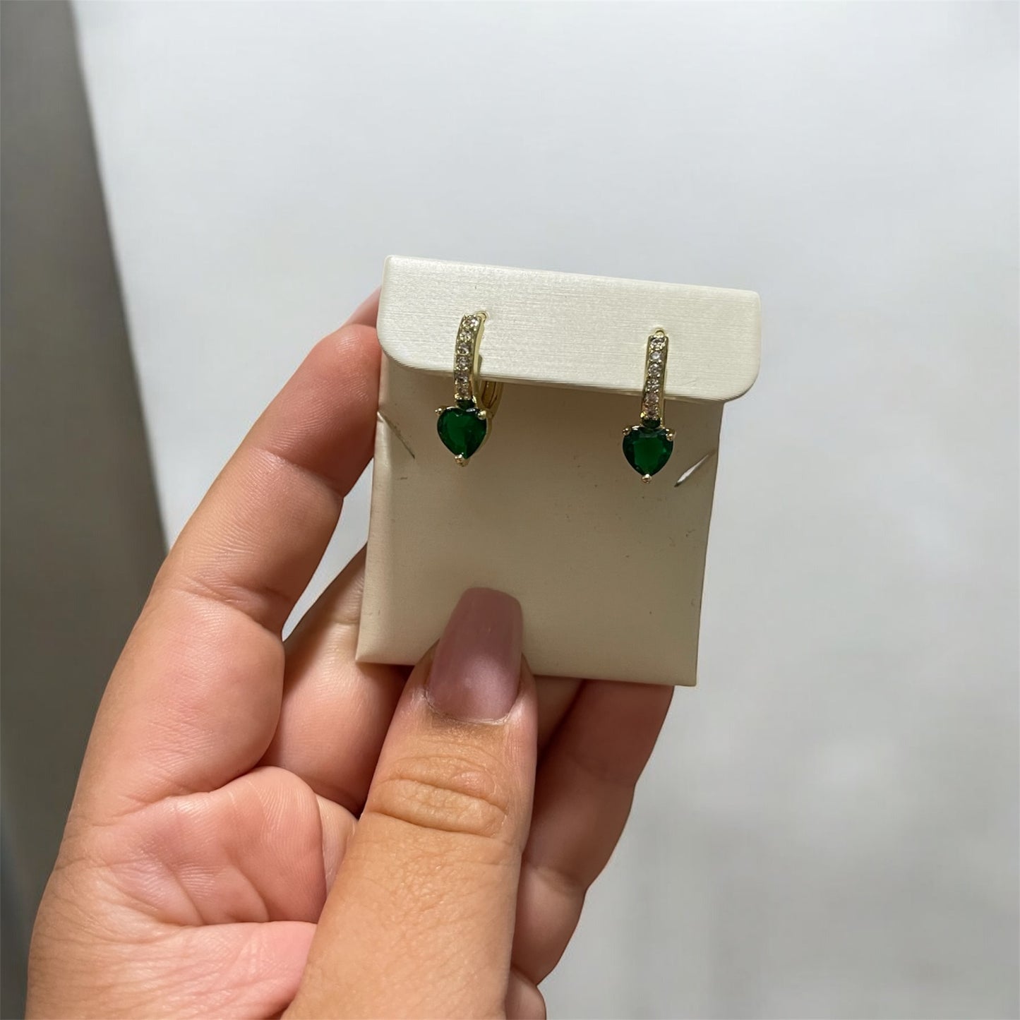 Hoops with green zirconia