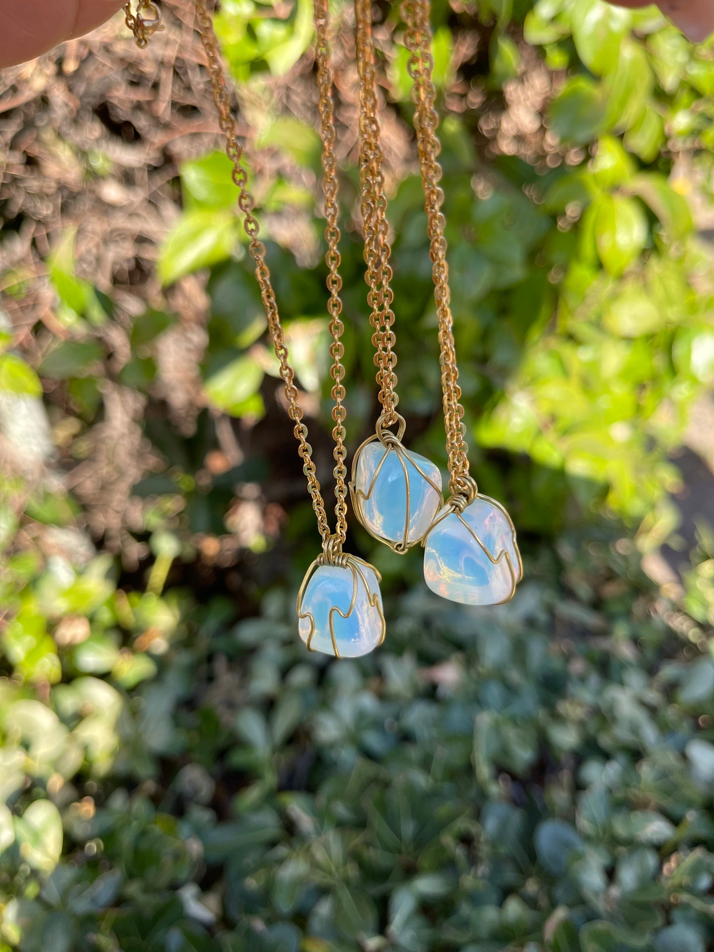 Healing crystals necklaces