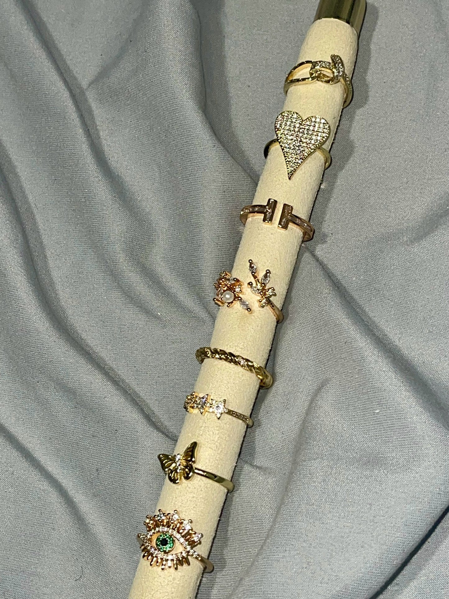 Unique pieces rings