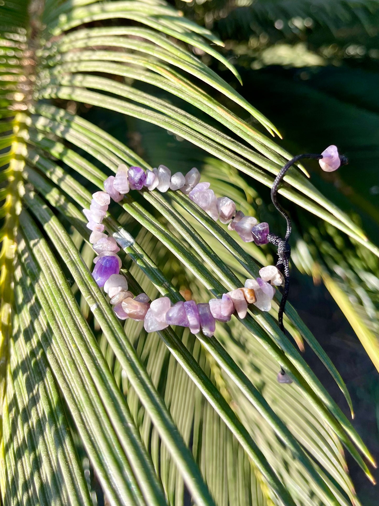 Amethyst handmade bracelet