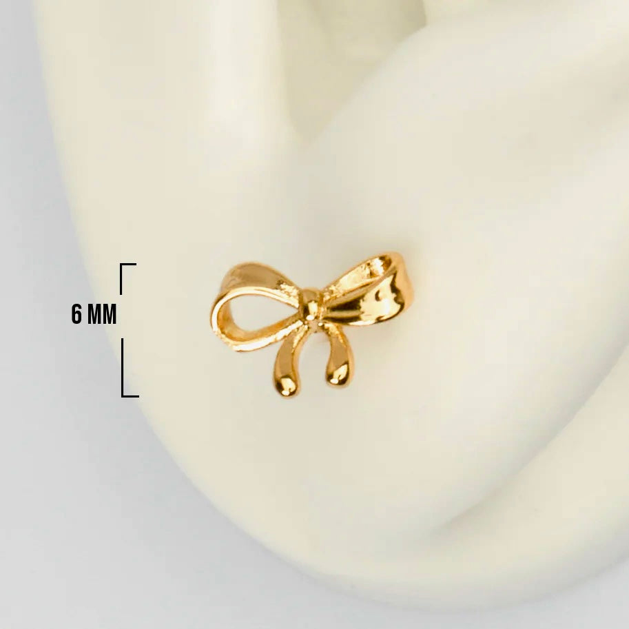 Mini bow earrings
