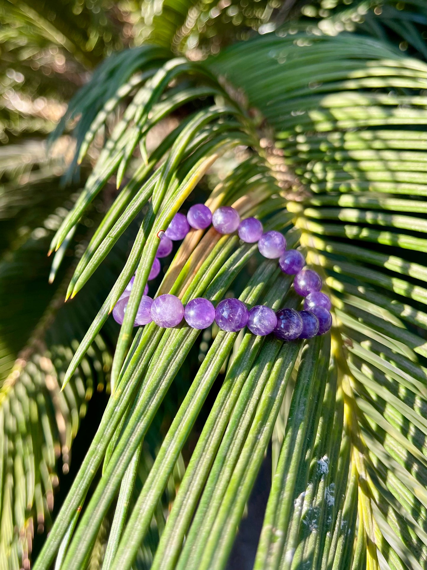 Amethyst handmade bracelet