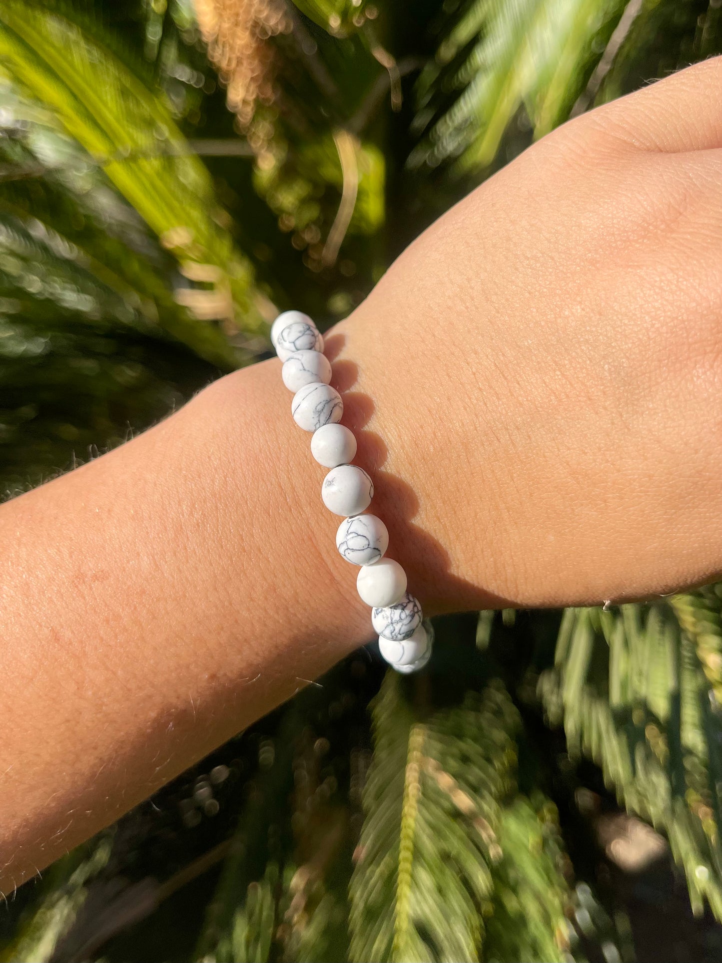 Howlite handmade bracelet