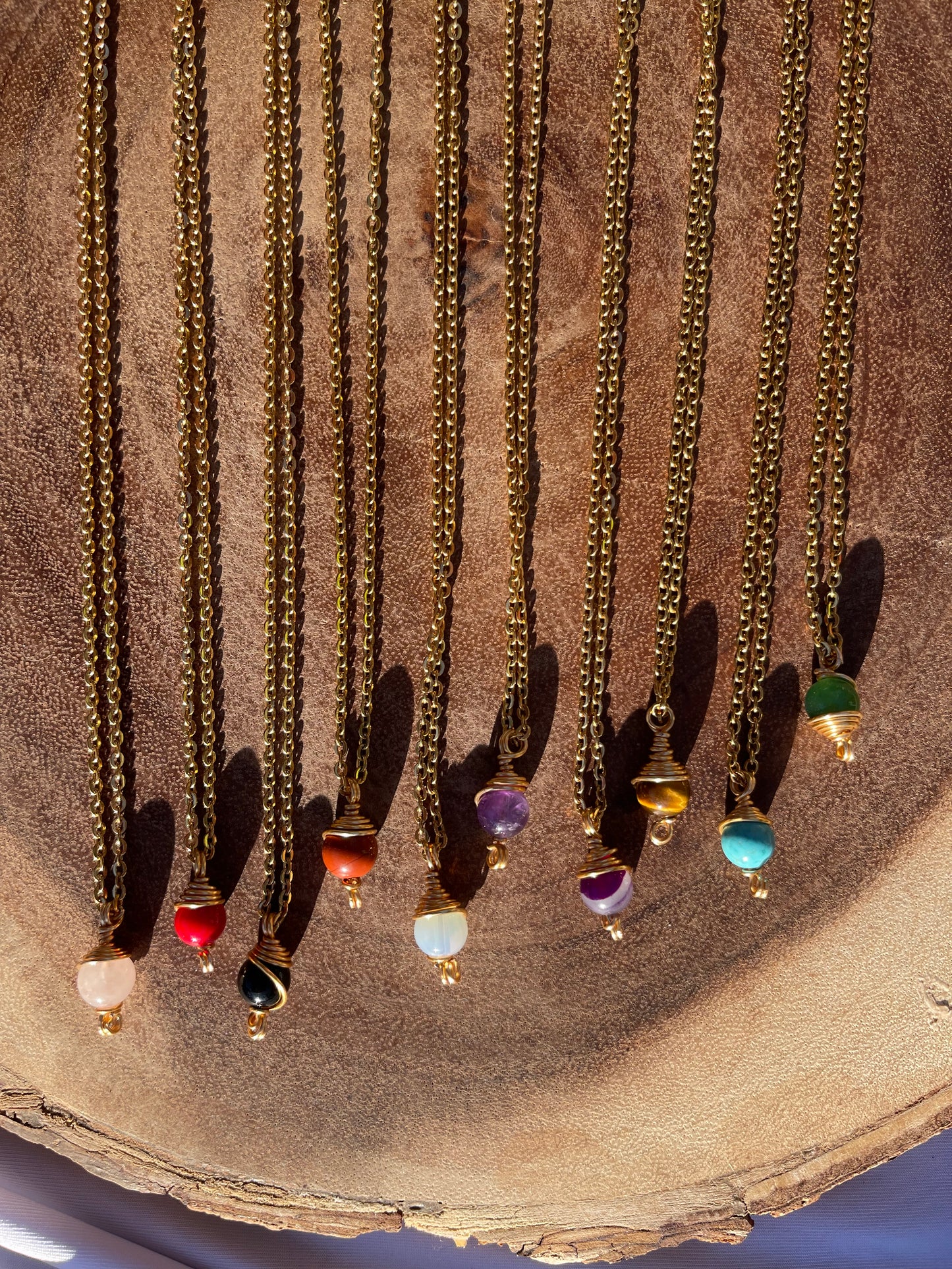 Circle crystal Necklace