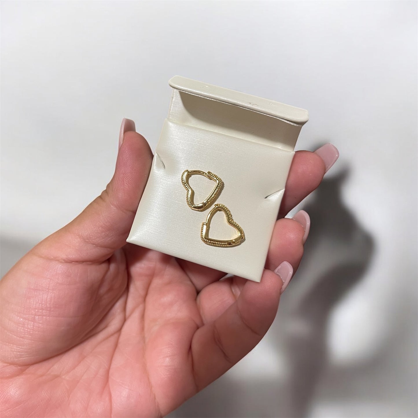 Heart shape hoops