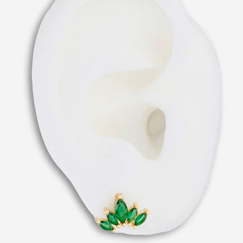 Multi leaf earrings