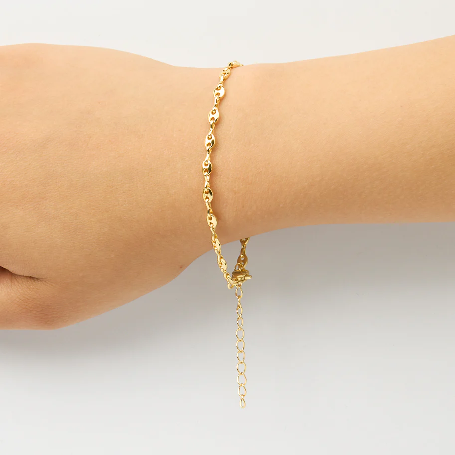 Coffee bean bracelet