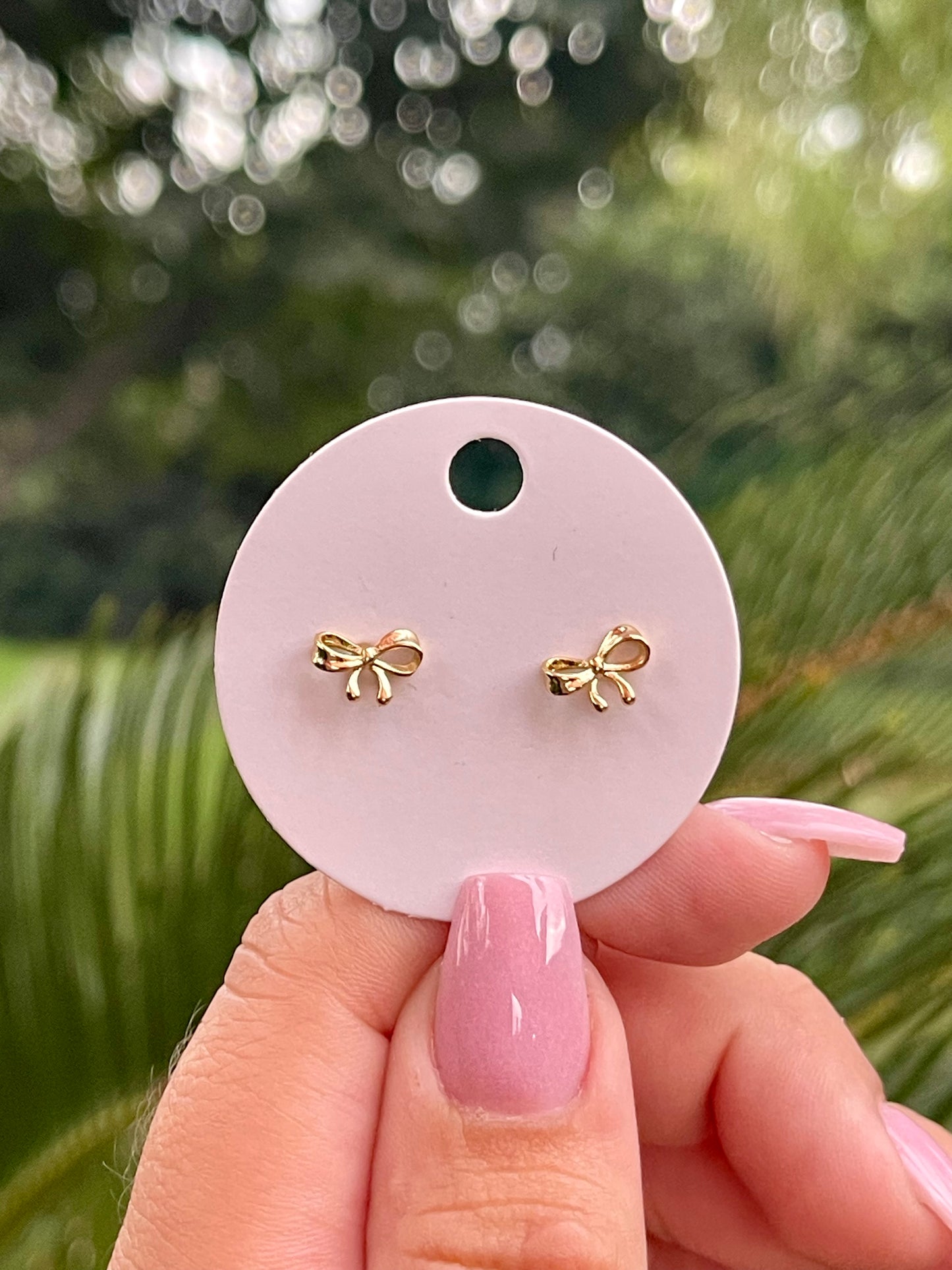 Mini bow earrings