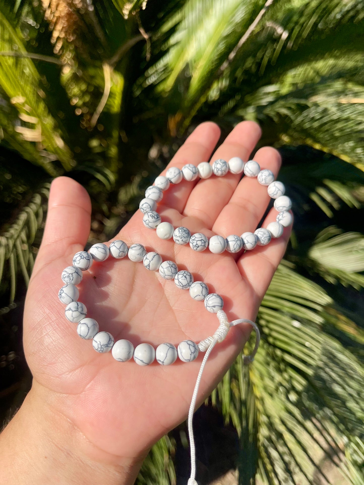 Howlite handmade bracelet