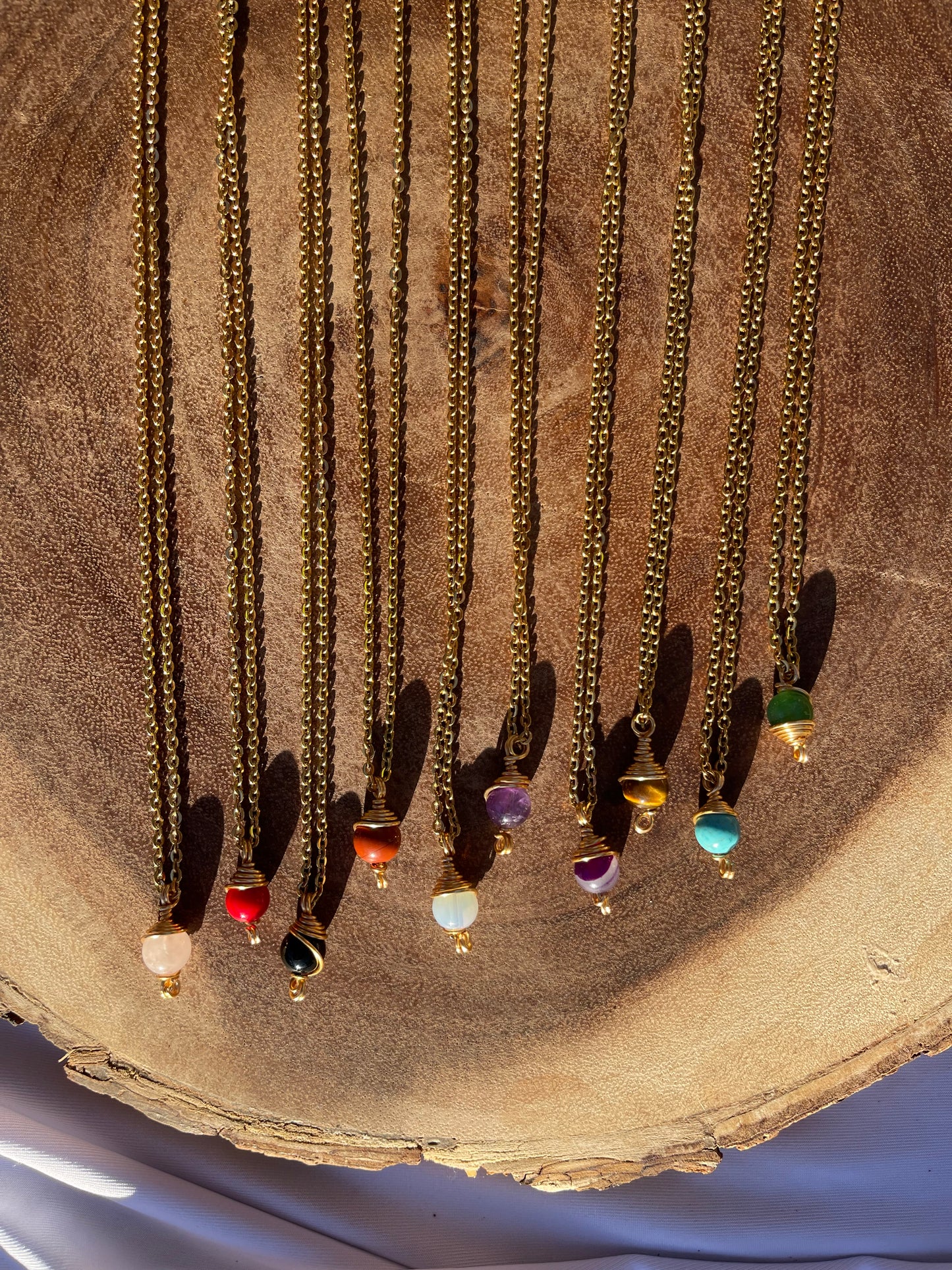 Circle crystal Necklace