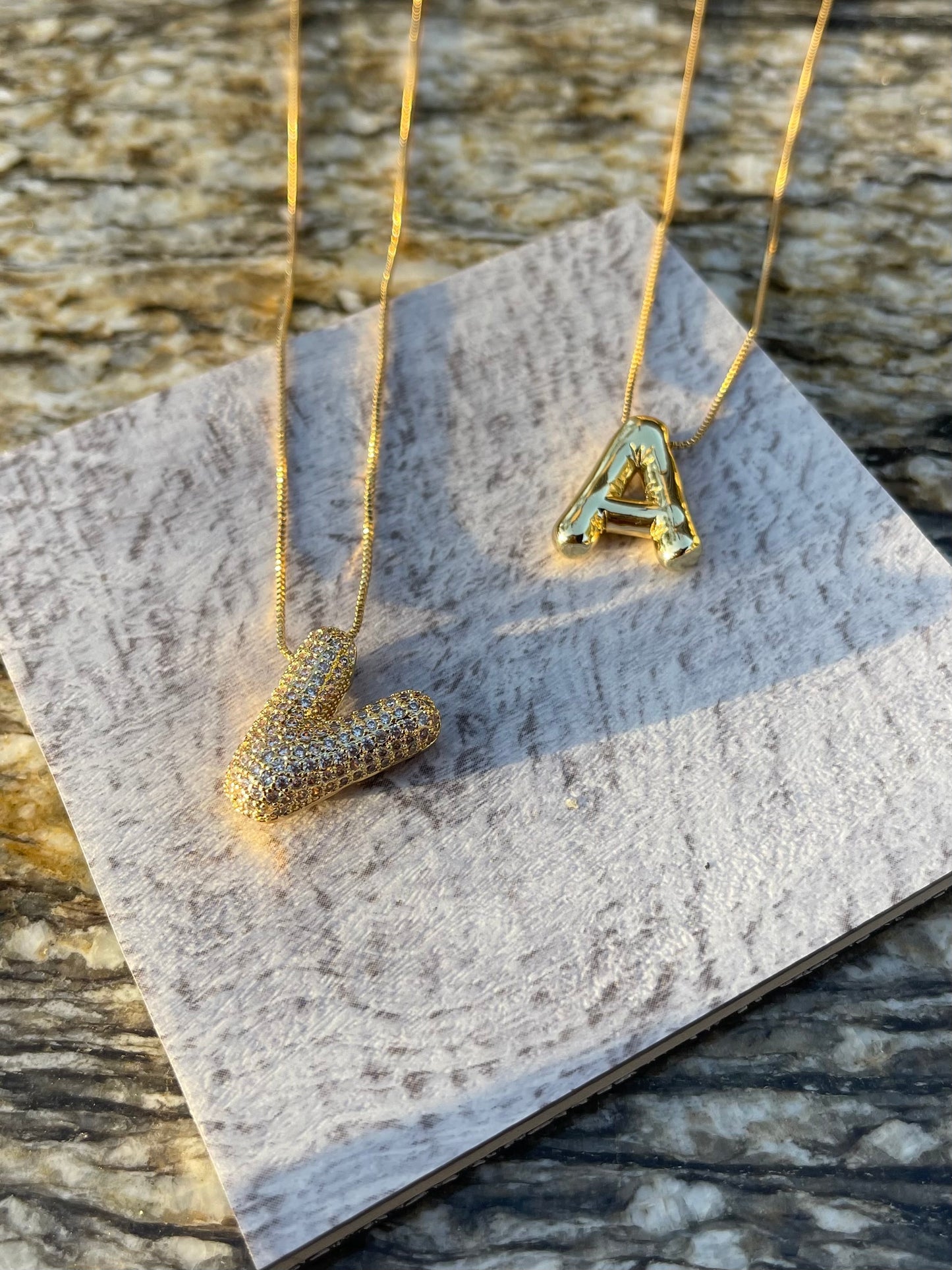 Letter Necklaces chunky