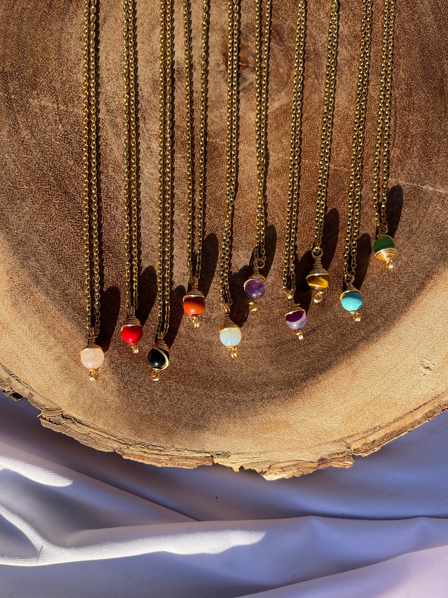 Circle crystal Necklace