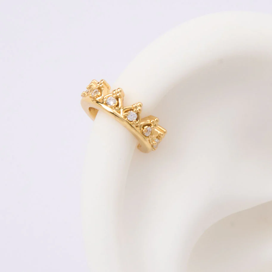 Mini crown ear cuff