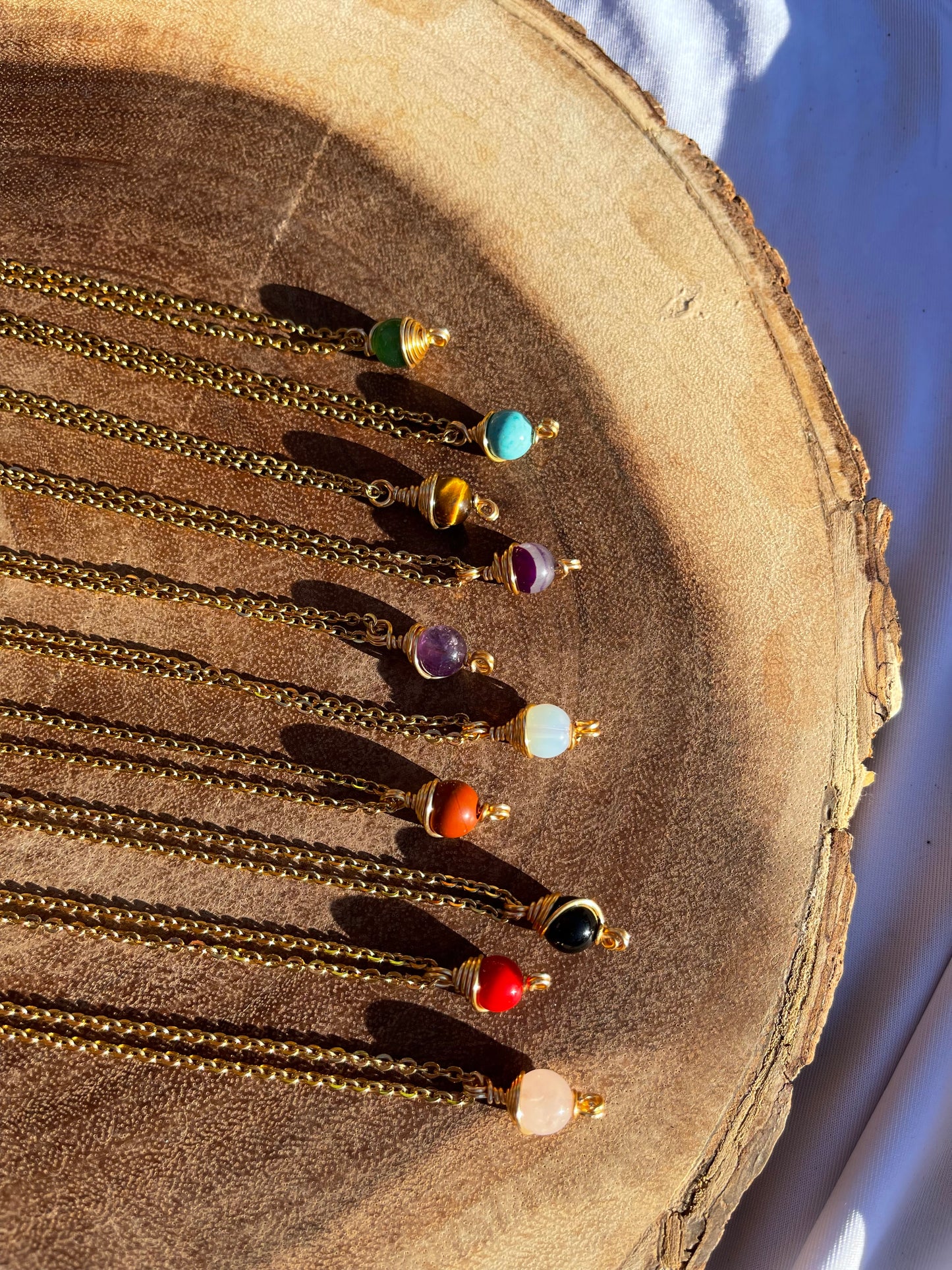 Circle crystal Necklace